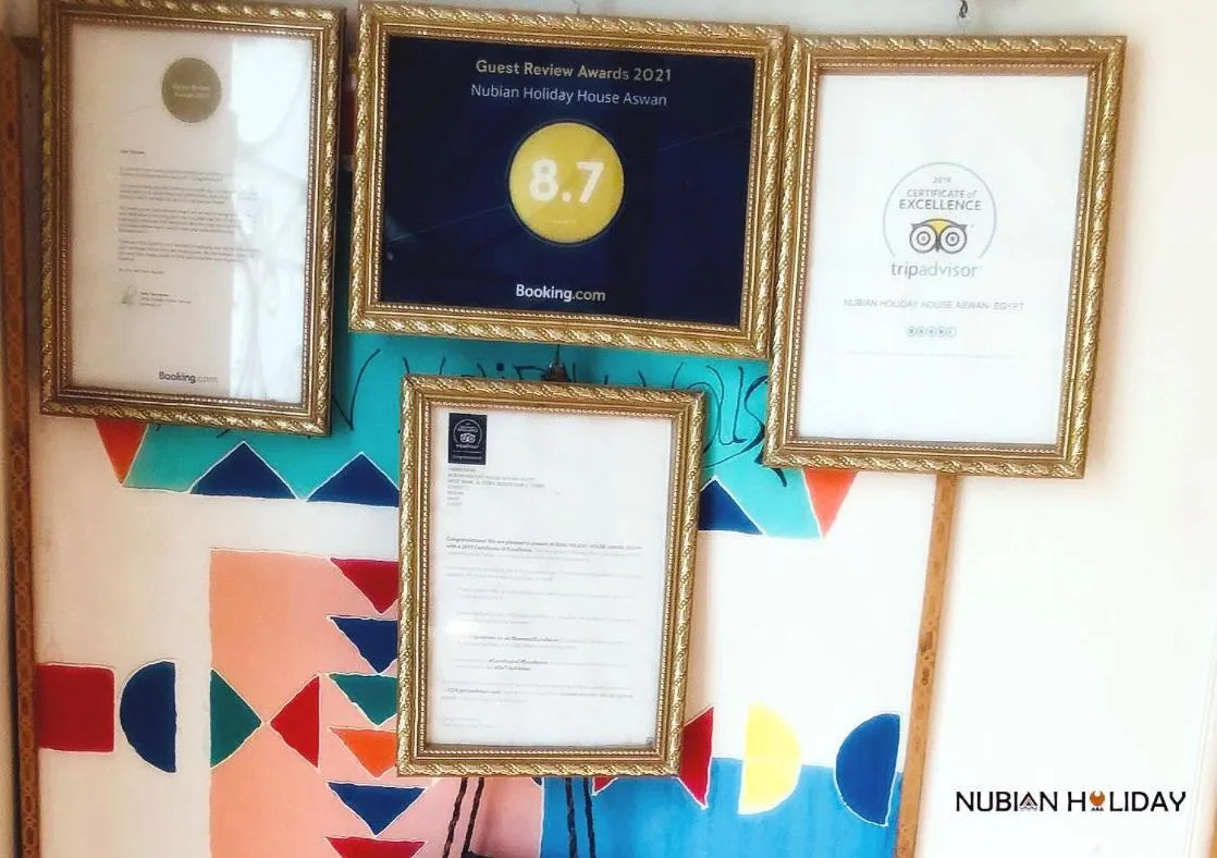 Certificate/Award in Nubian Holiday House Aswan