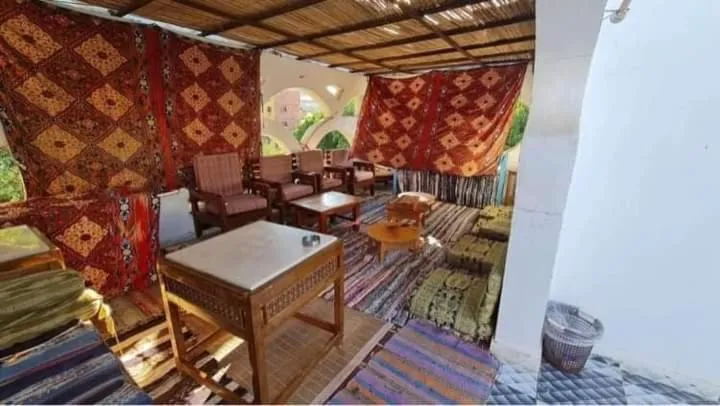 Seating area in Nubian Holiday House Aswan