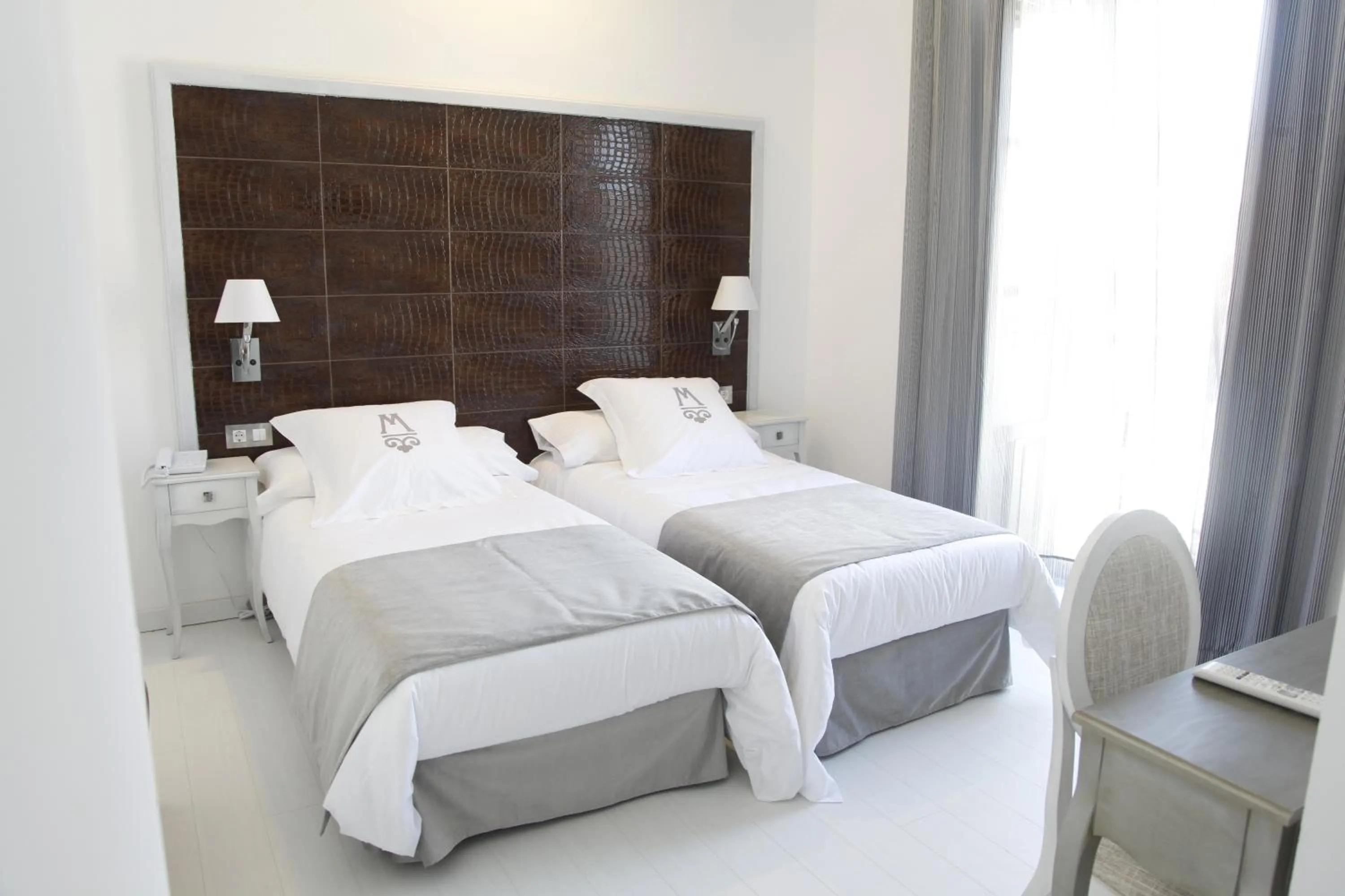 Bed in La Casa del Médico Hotel Boutique