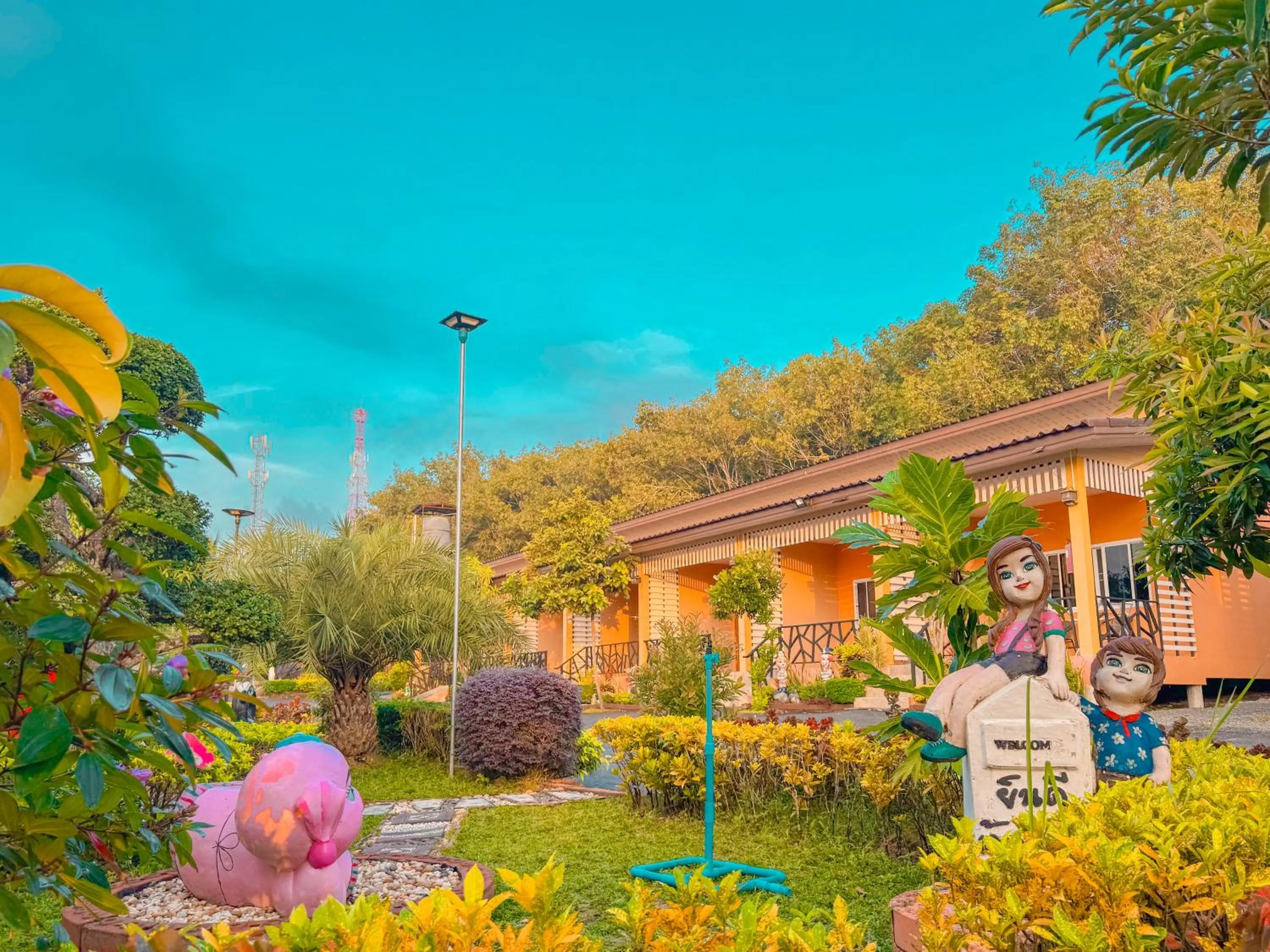 Natural landscape in Baan Suan Mee Tang