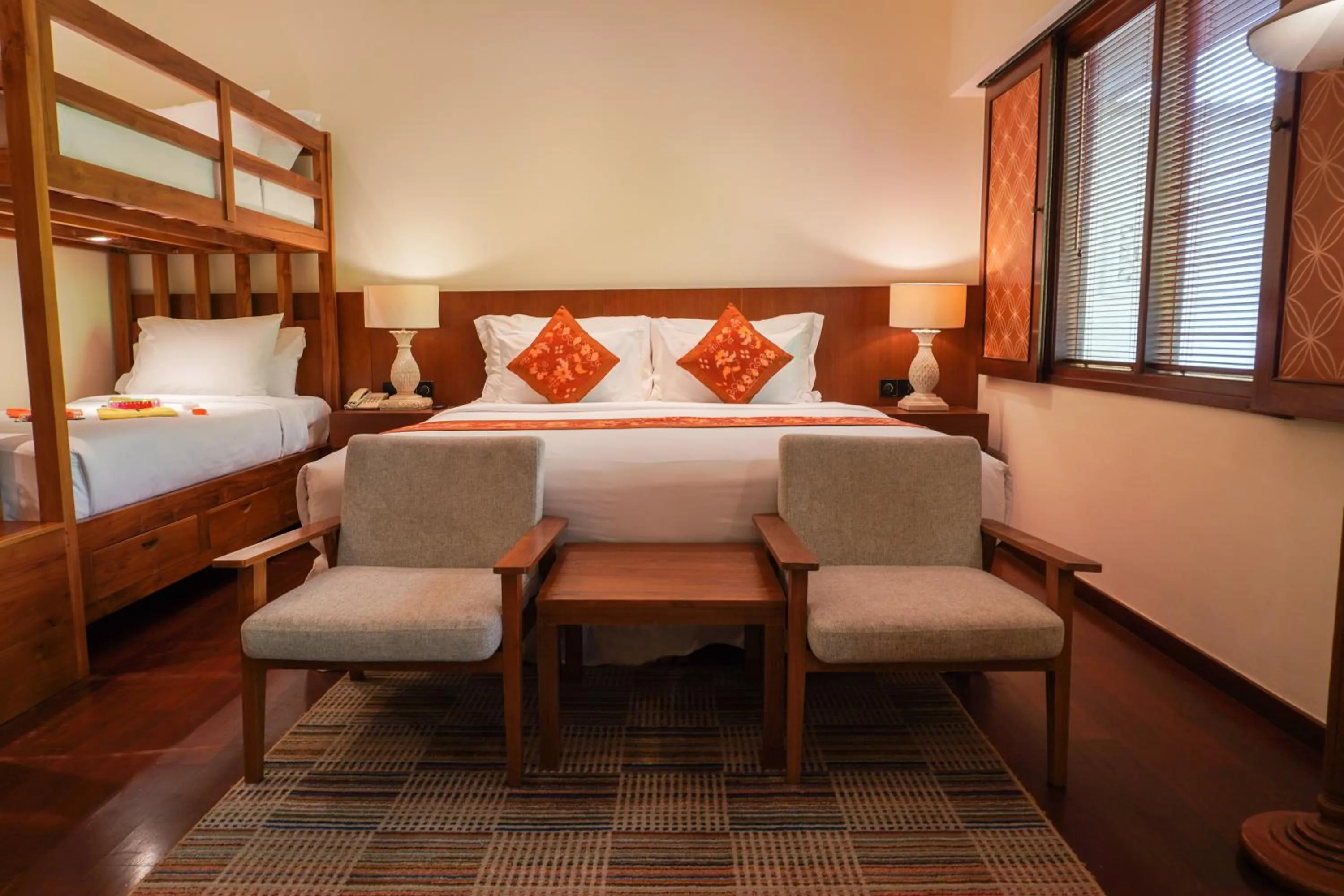 Bed in Hotel Nikko Bali Benoa Beach