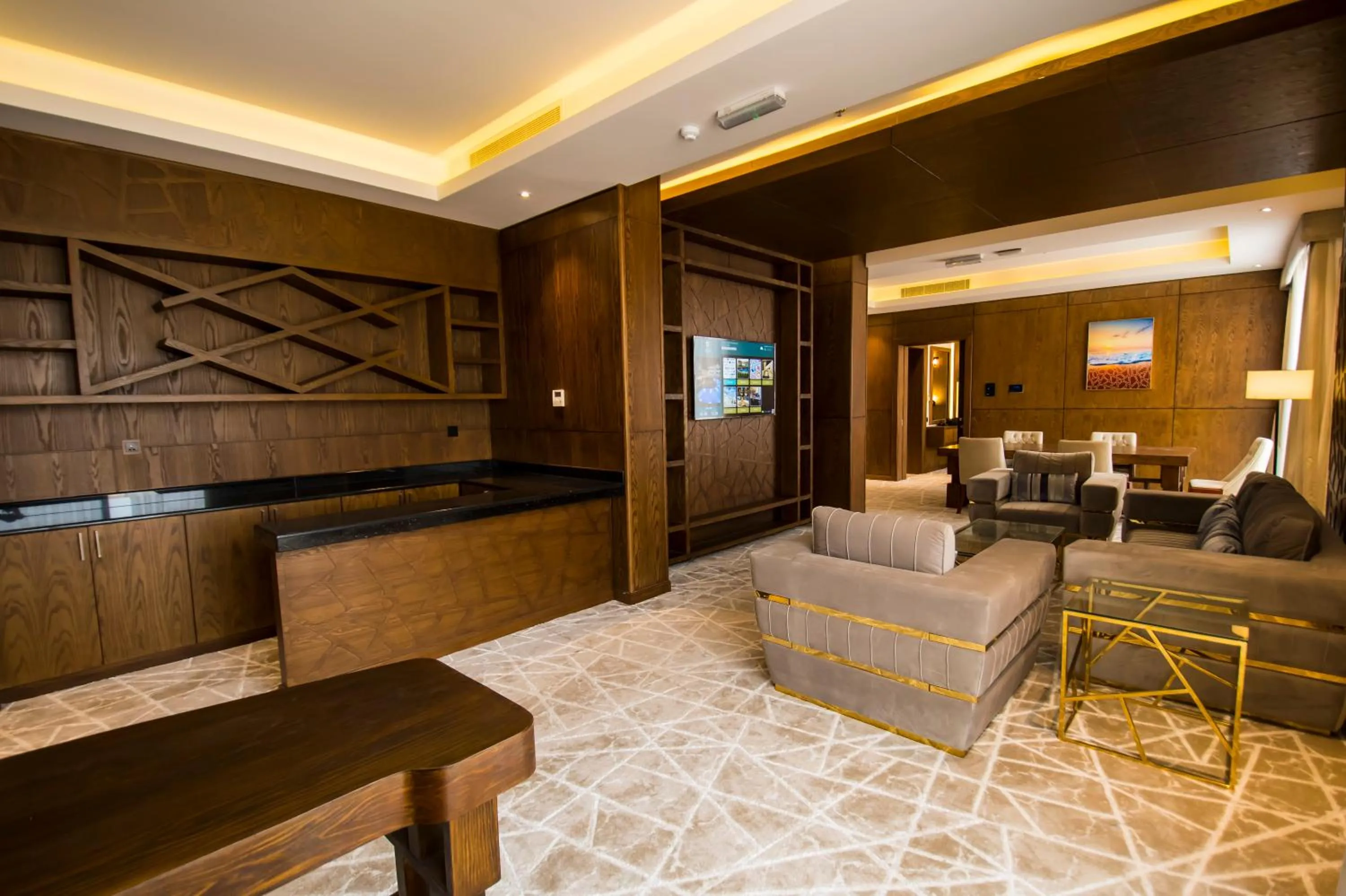 Kitchen or kitchenette in Belad Bont Resort