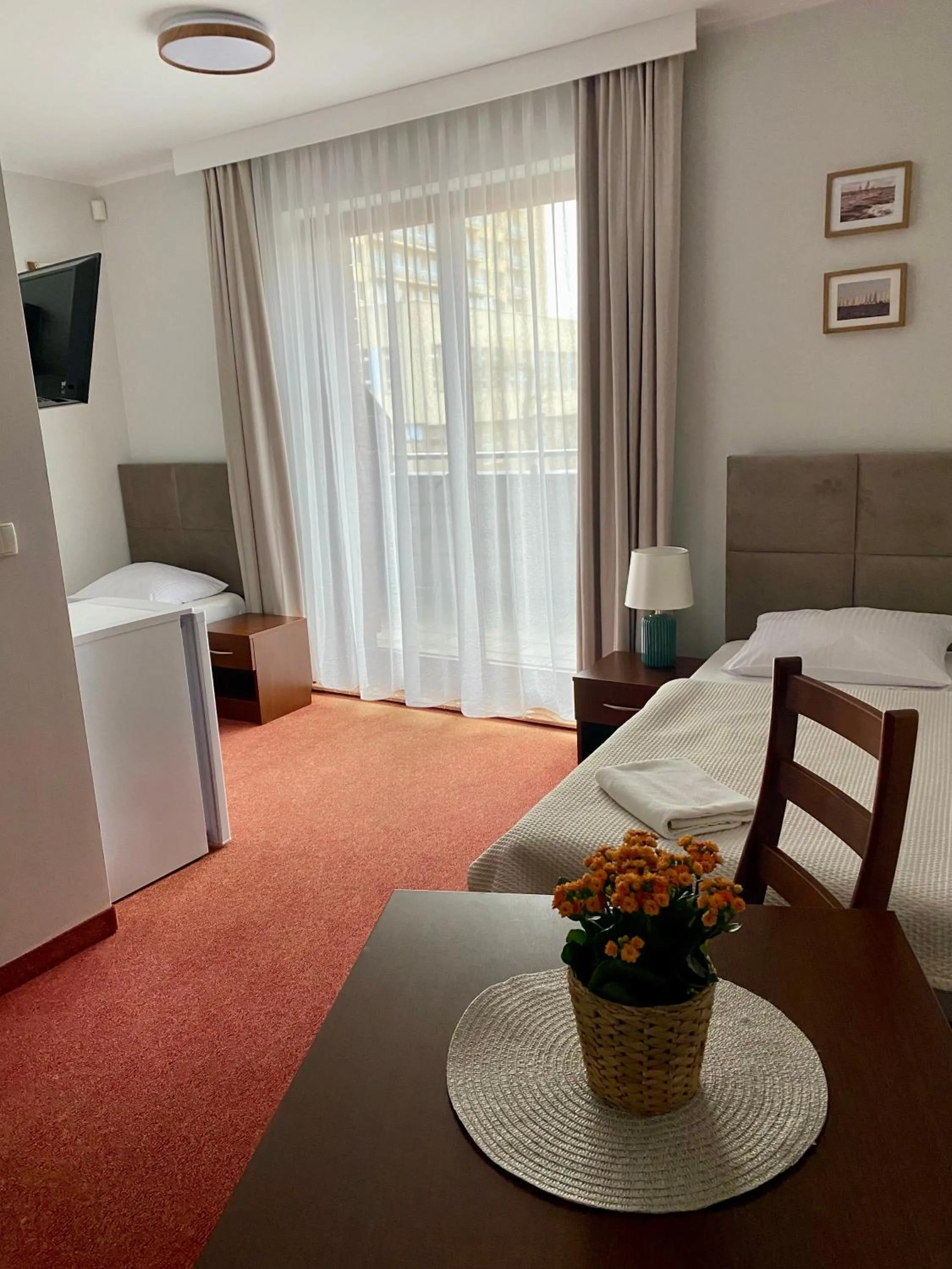 Bed in Yacht Club Residence Sopot