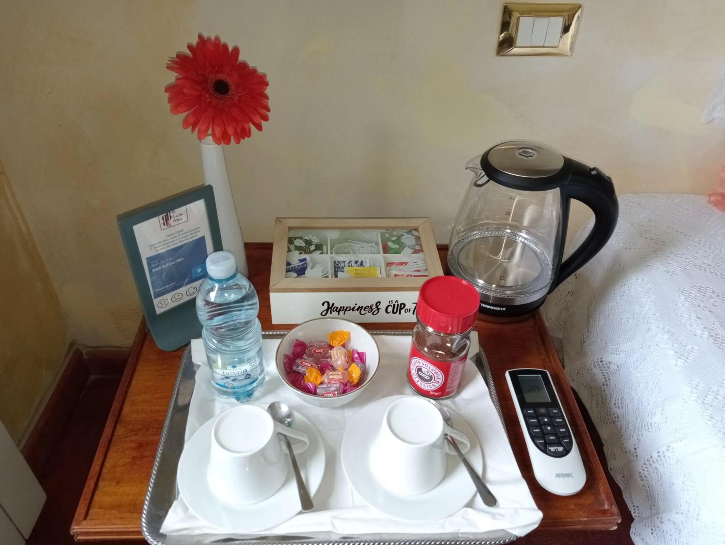 Coffee/tea facilities, Bed in B&B A Casa Mia