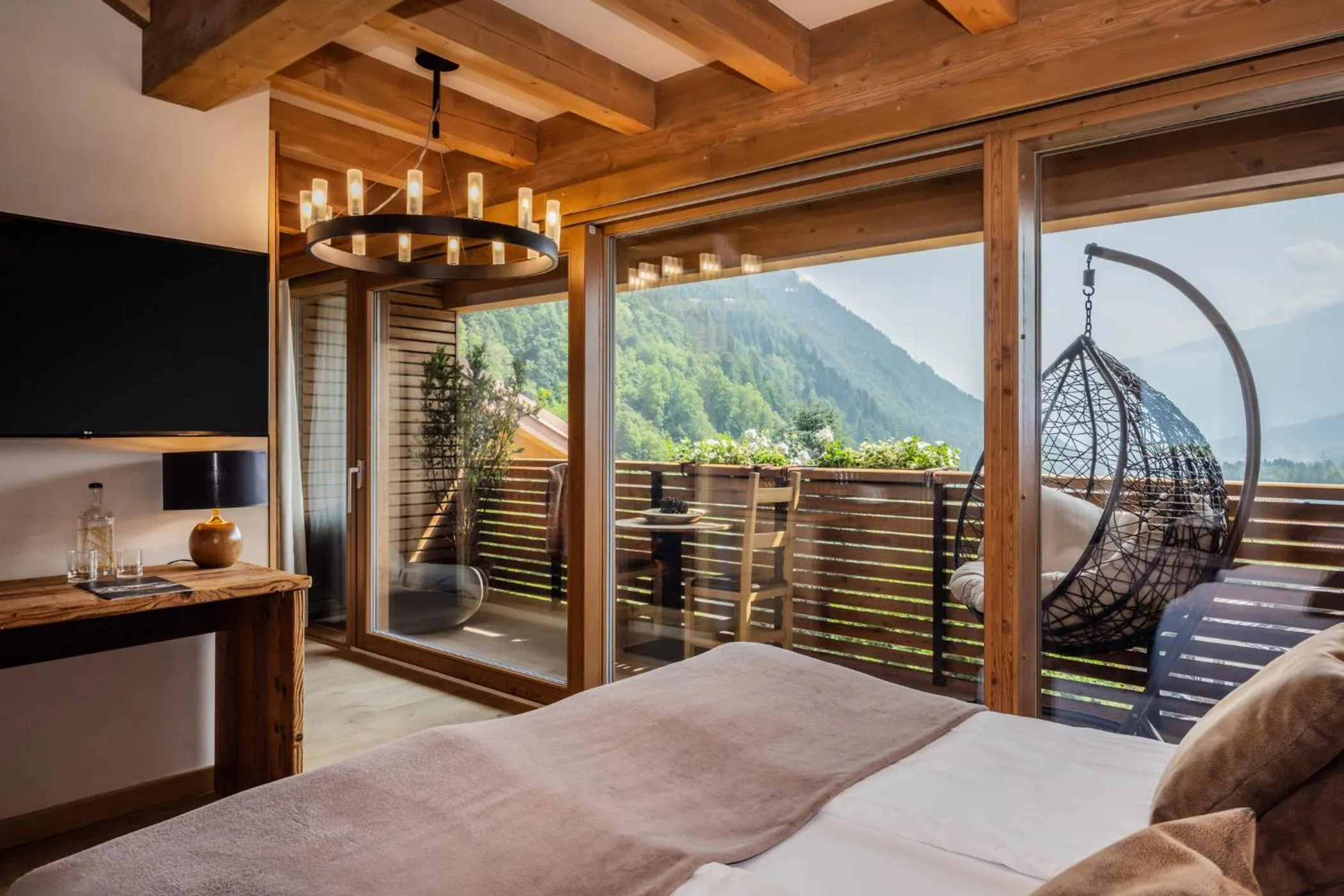 Bed in Boutique Hotel e Chalets Salvadori