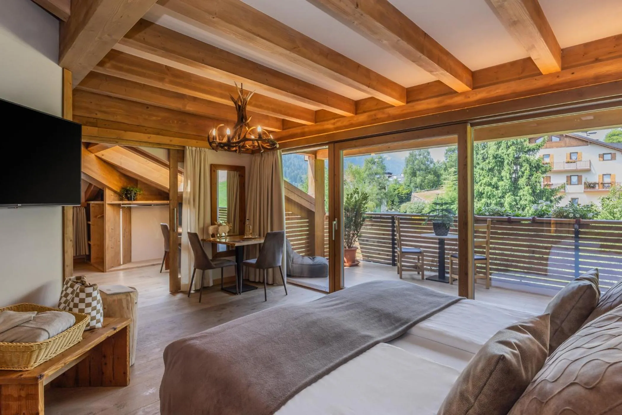 Bed in Boutique Hotel e Chalets Salvadori