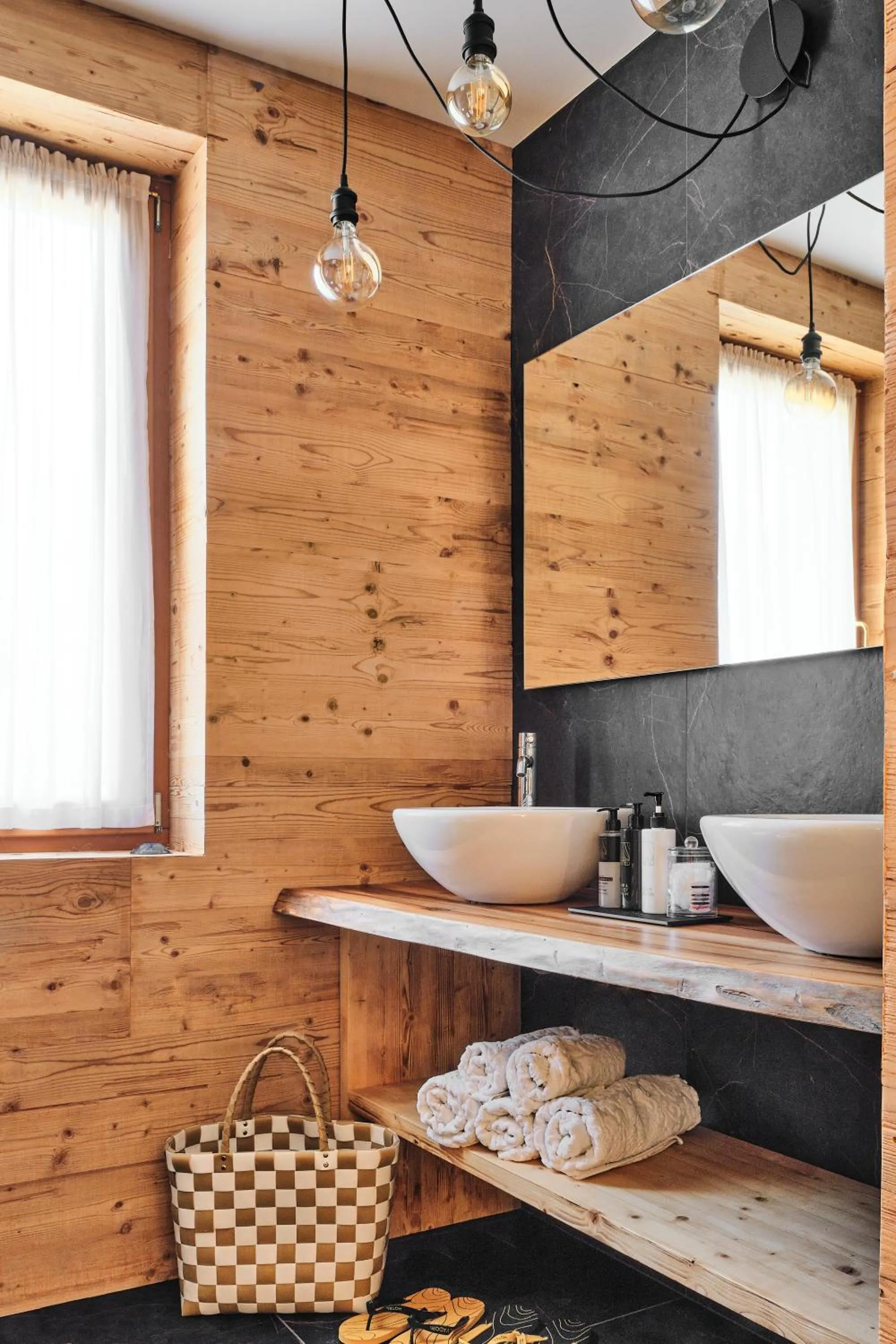 Bathroom in Boutique Hotel e Chalets Salvadori