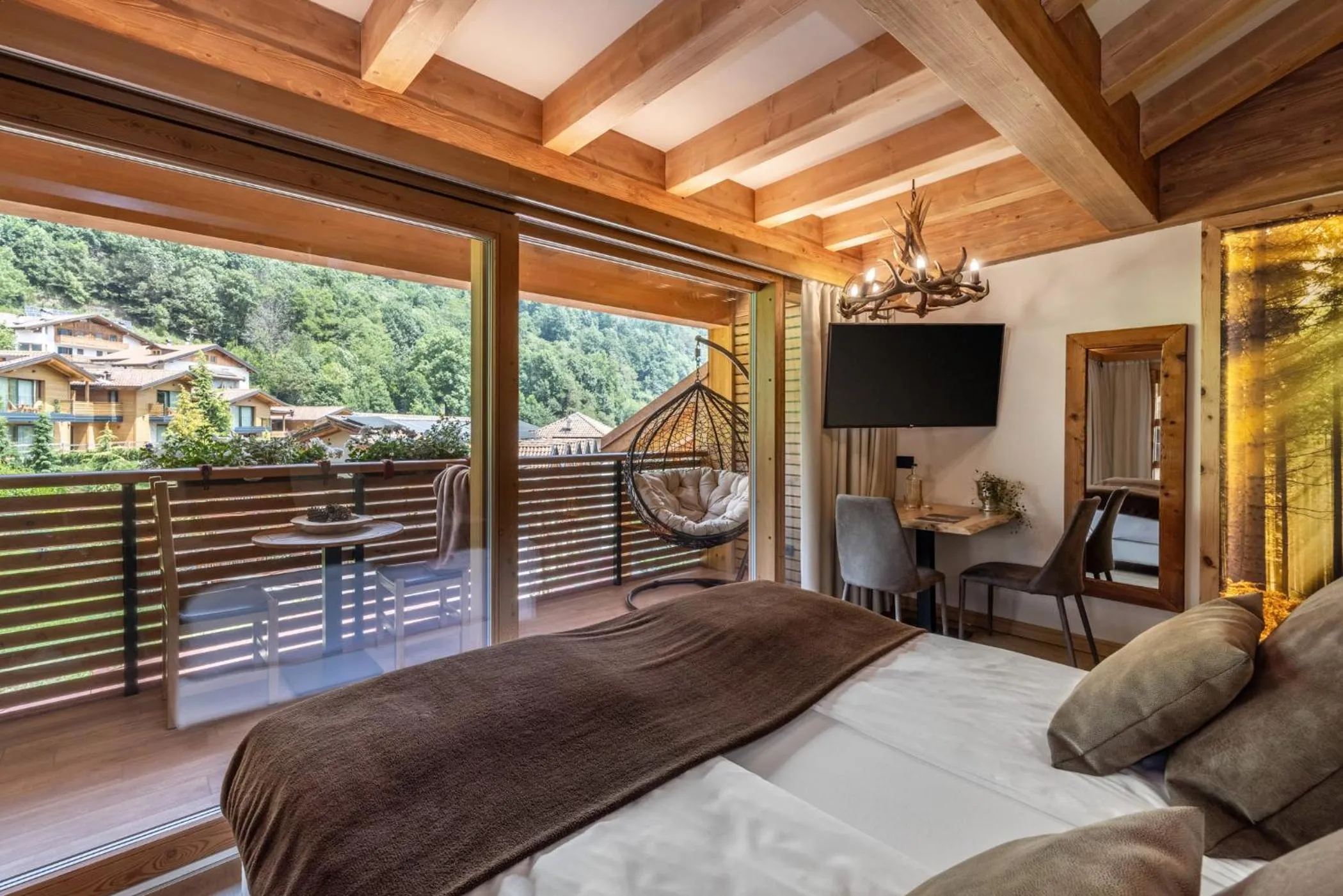 Bed in Boutique Hotel e Chalets Salvadori
