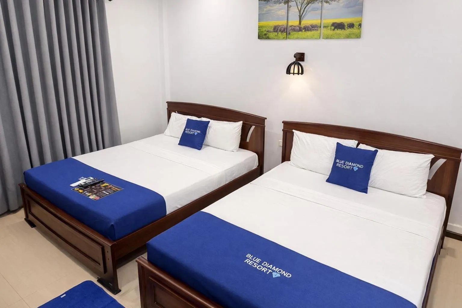 Bed in Blue Diamond Resort