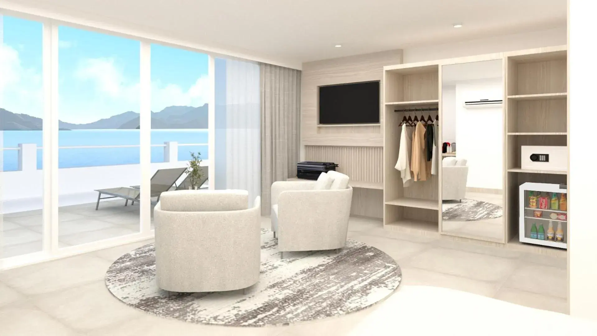 Deluxe Double Room with Sea View in The Beachfront Hotel Adult Only 16 Plus Deluxe Double Room with Sea View in The Beachfront Hotel Adult Only 16 Plus