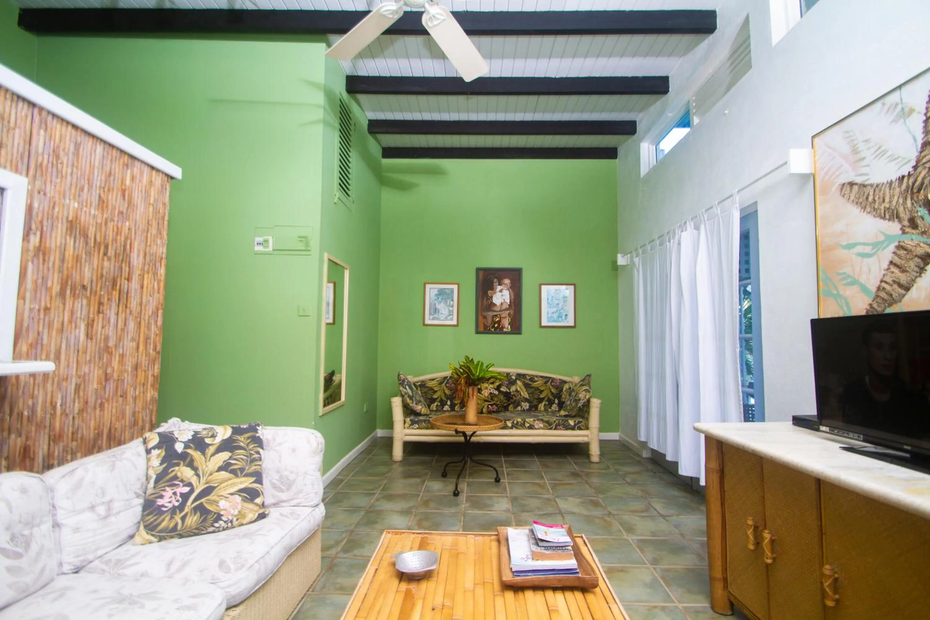 Living room in Bequia Beachfront Villas