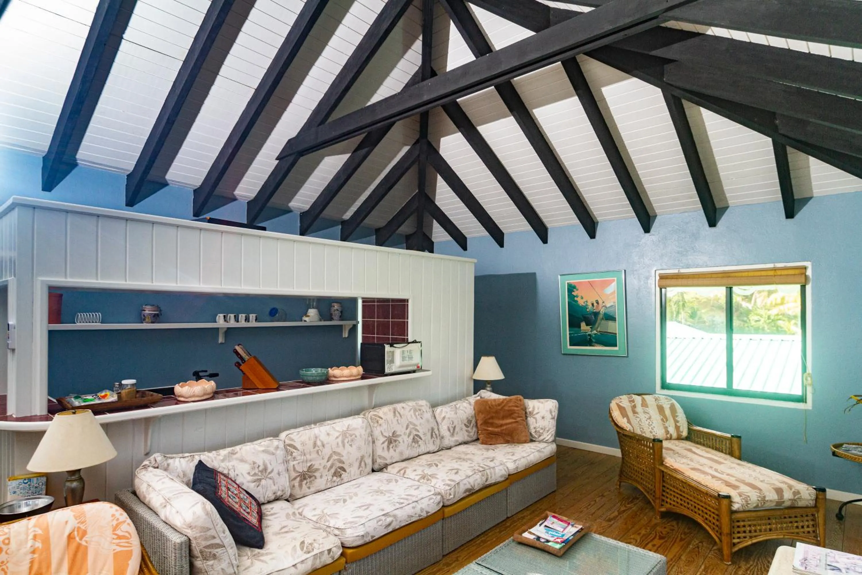 Living room in Bequia Beachfront Villas