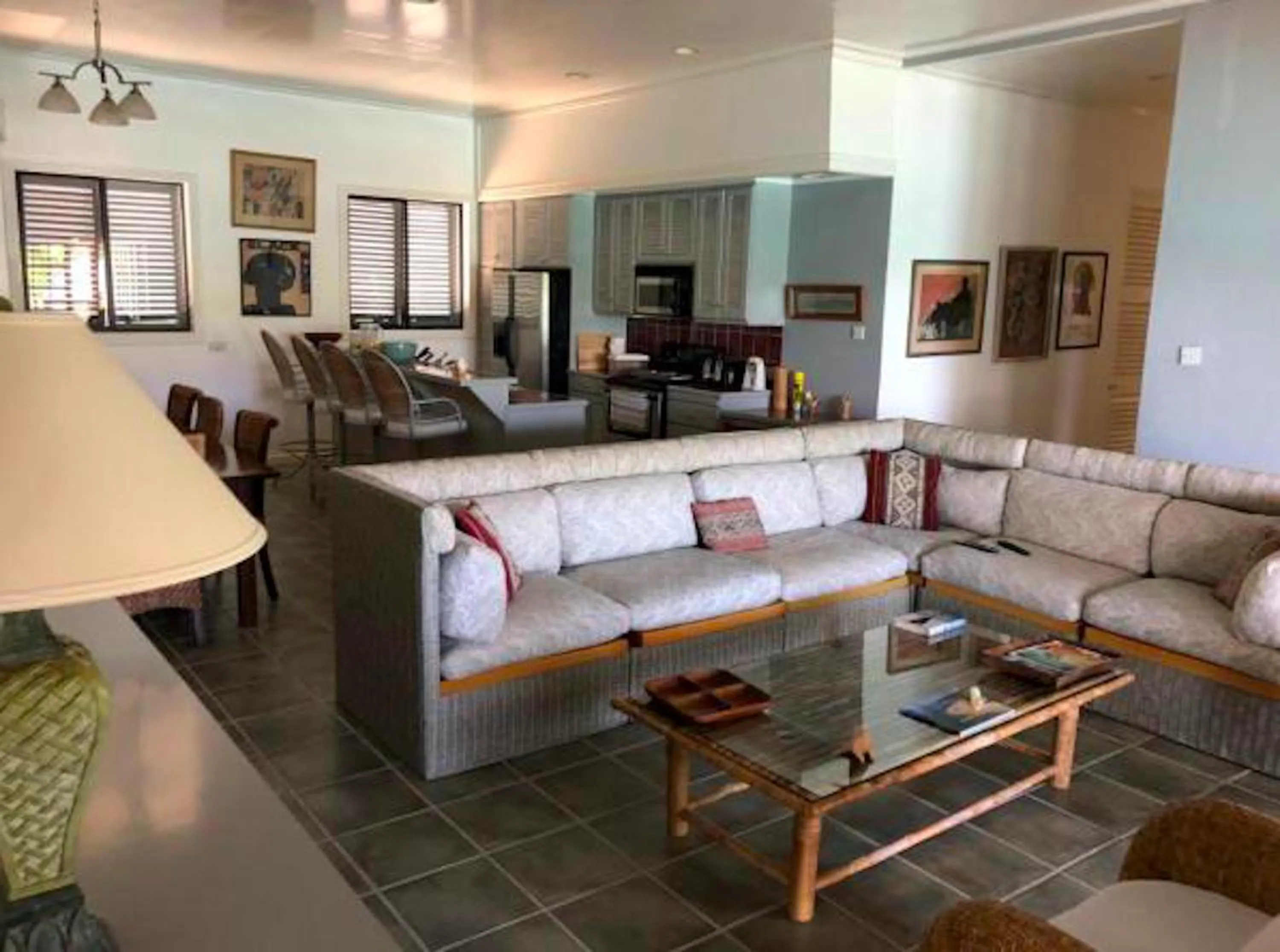 Living room in Bequia Beachfront Villas
