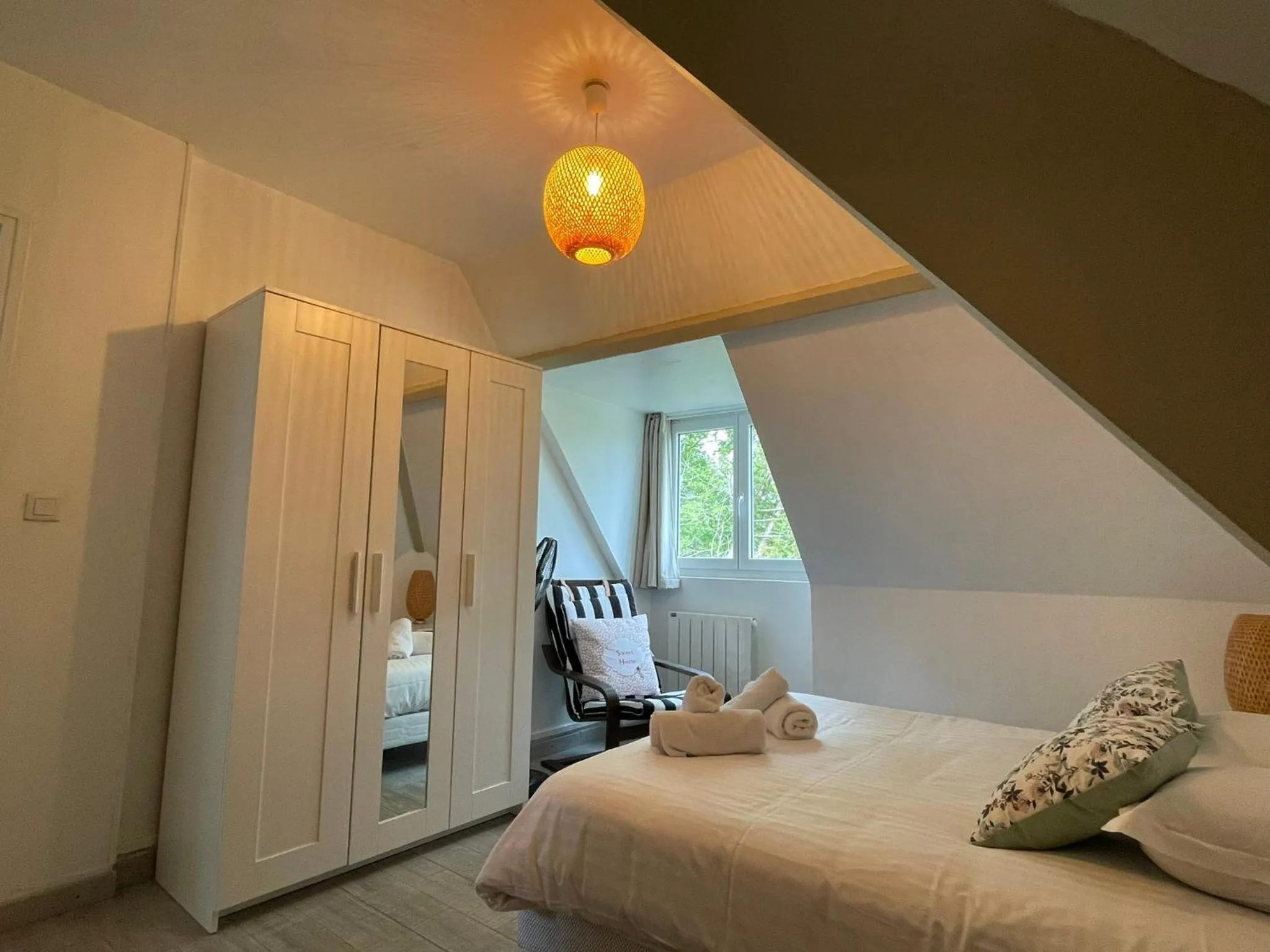 Bedroom, Bed in Manoir de la Houlette