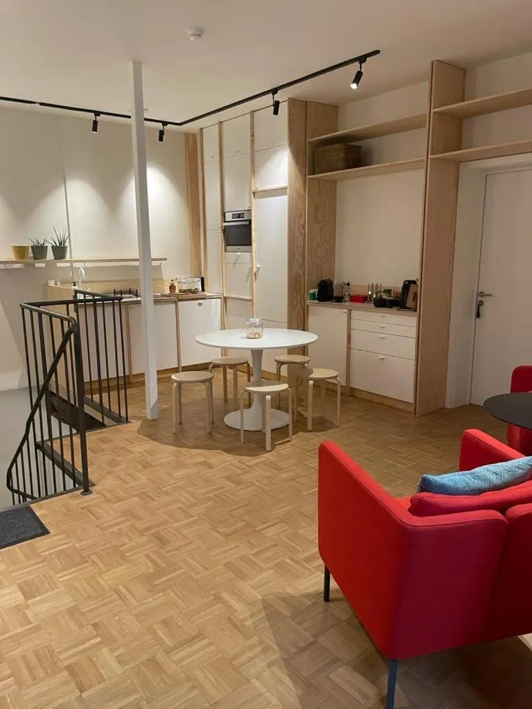 Seating area in Violet Suites