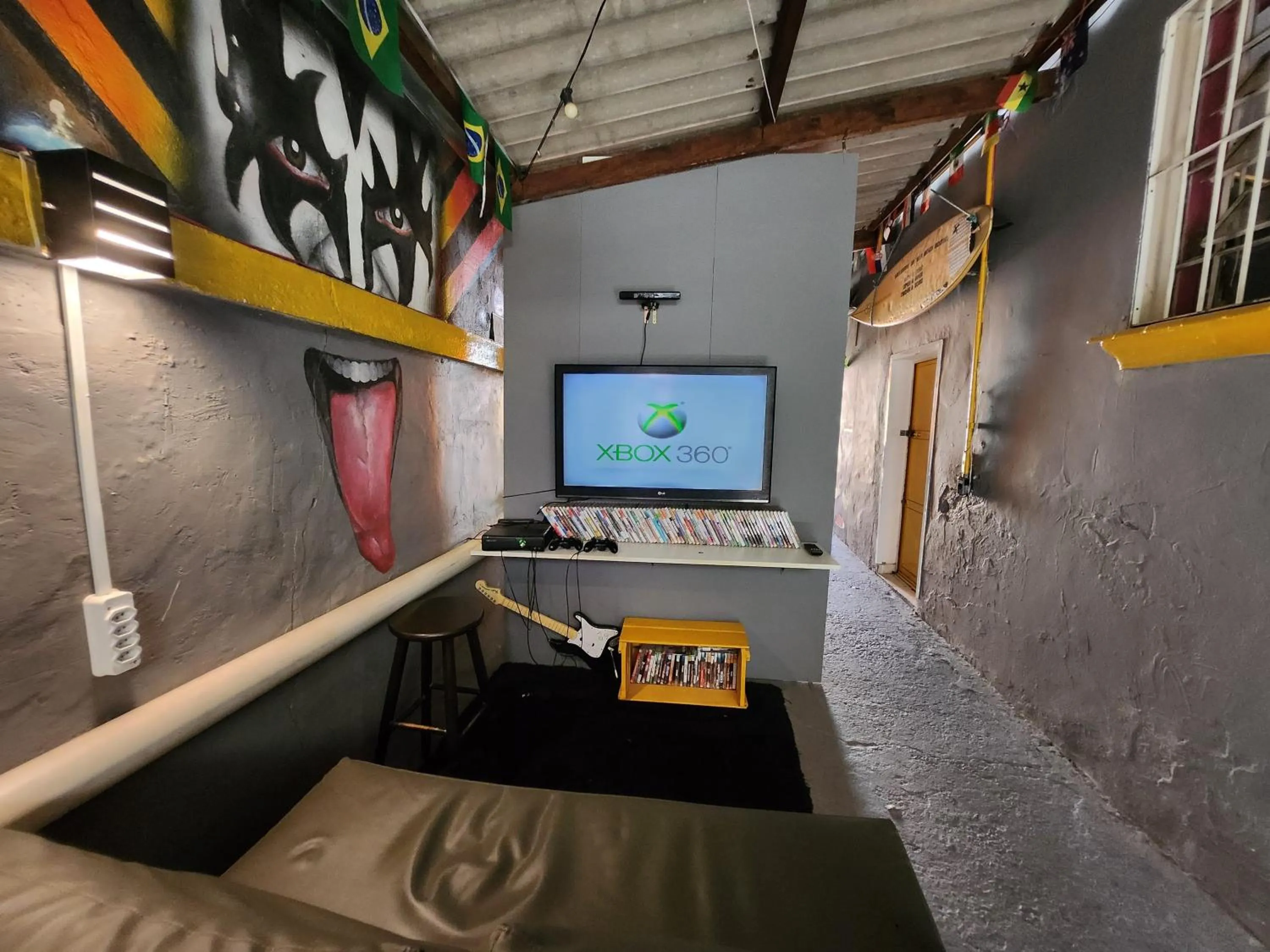 Game Room in Vila Rock Hostel - próx Allianz Parque, Vila Madalena, Av Paulista, Hospital das Clínicas, PUC