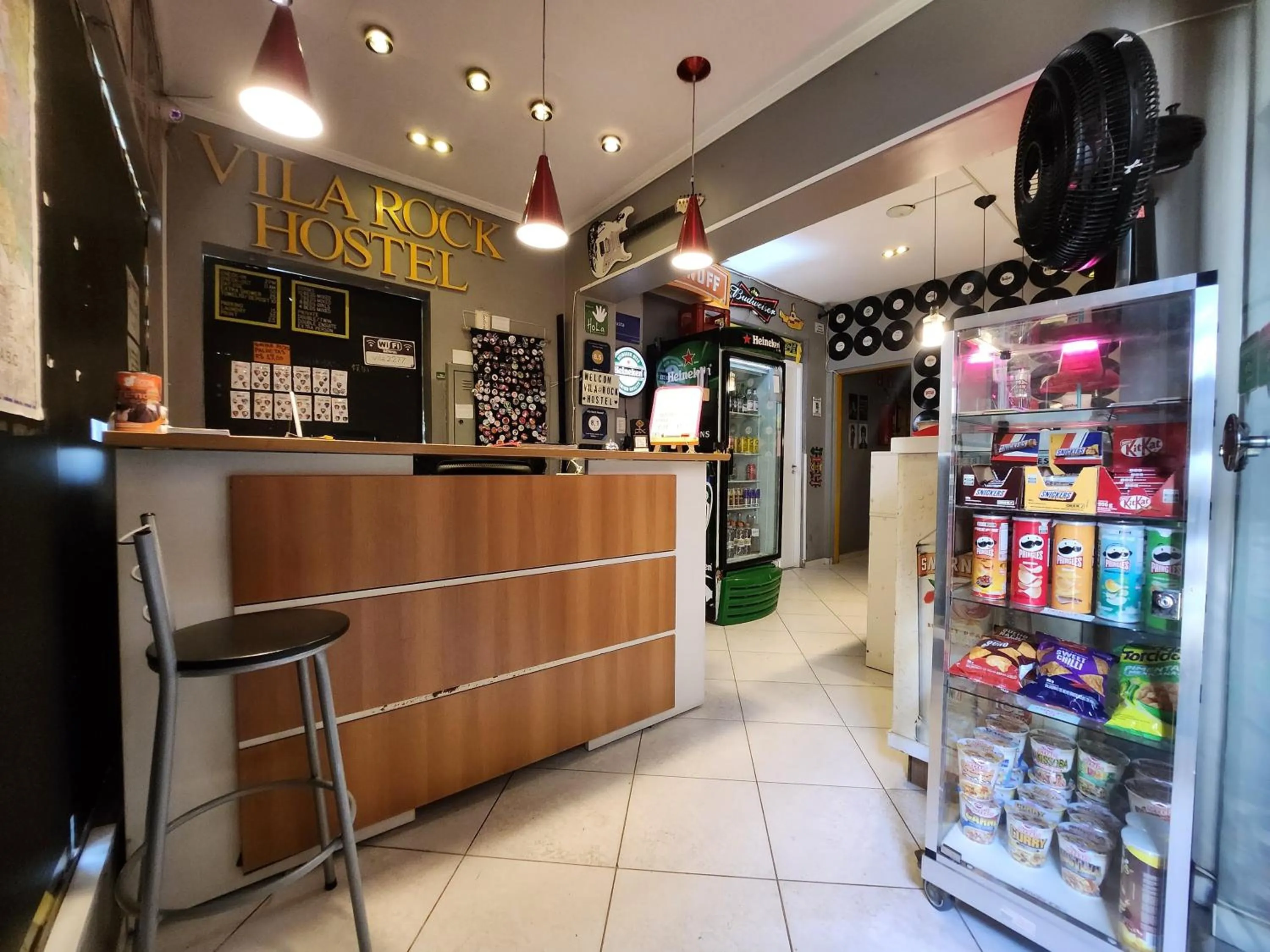 Lobby or reception in Vila Rock Hostel - próx Allianz Parque, Vila Madalena, Av Paulista, Hospital das Clínicas, PUC