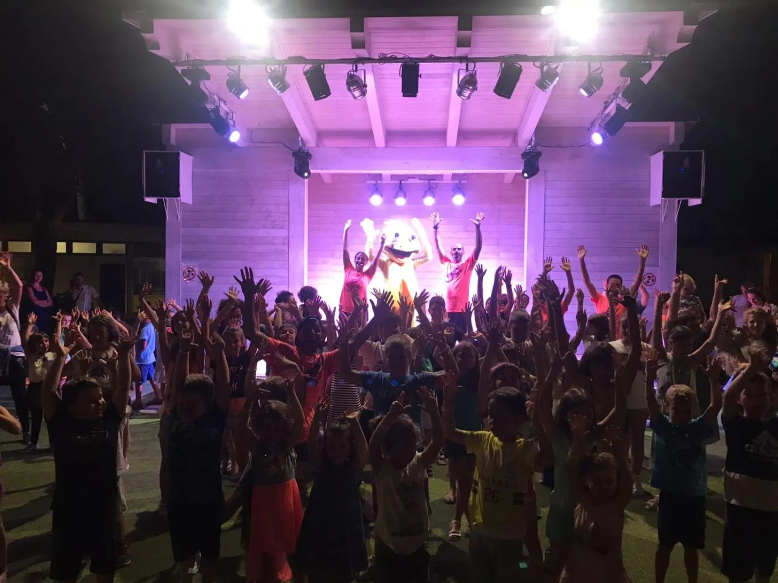 People in Club del Sole Marina Family Resort