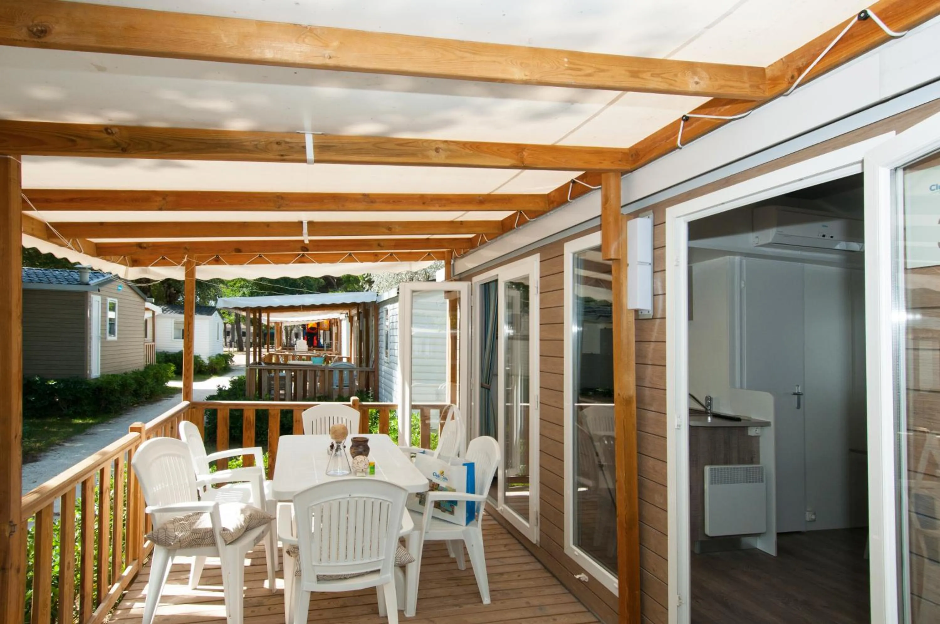 Patio in Club del Sole Marina Family Resort