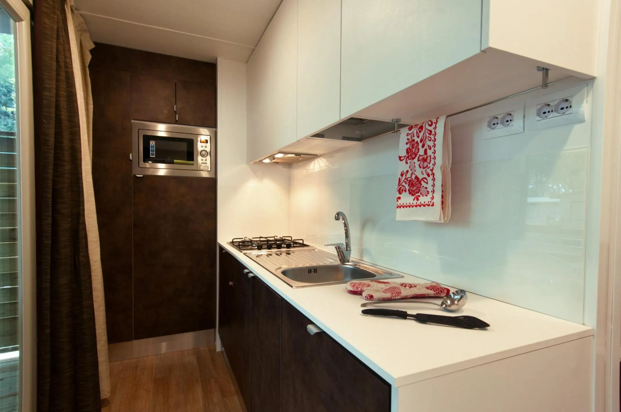 Kitchen or kitchenette in Club del Sole Marina Family Resort