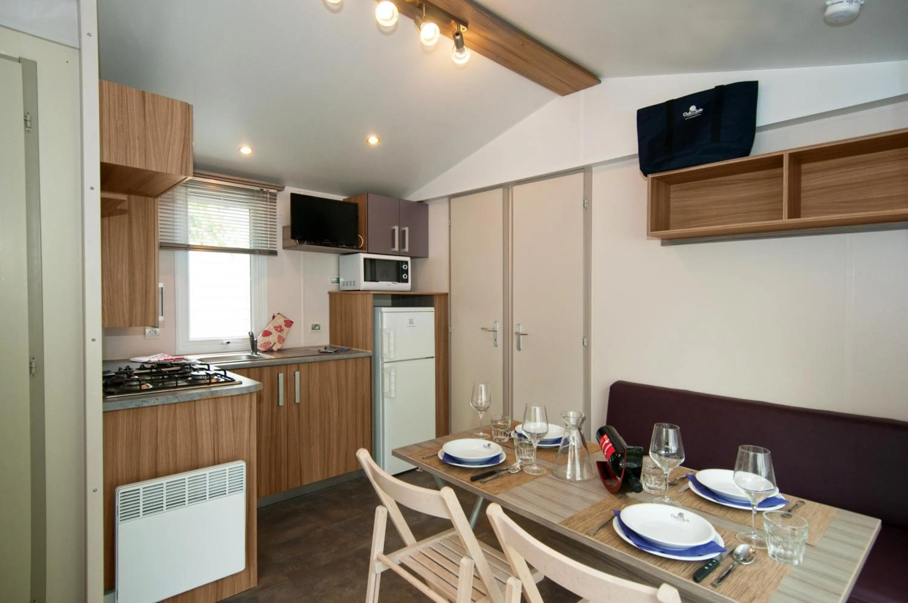 Kitchen or kitchenette in Club del Sole Marina Family Resort