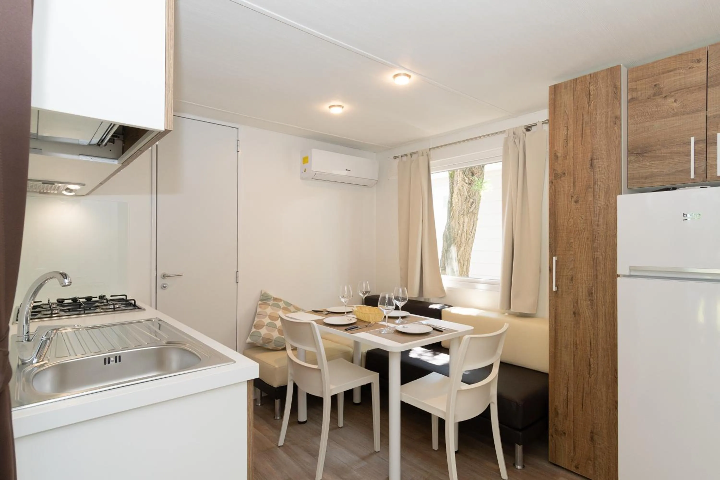 Kitchen or kitchenette in Club del Sole Marina Family Resort