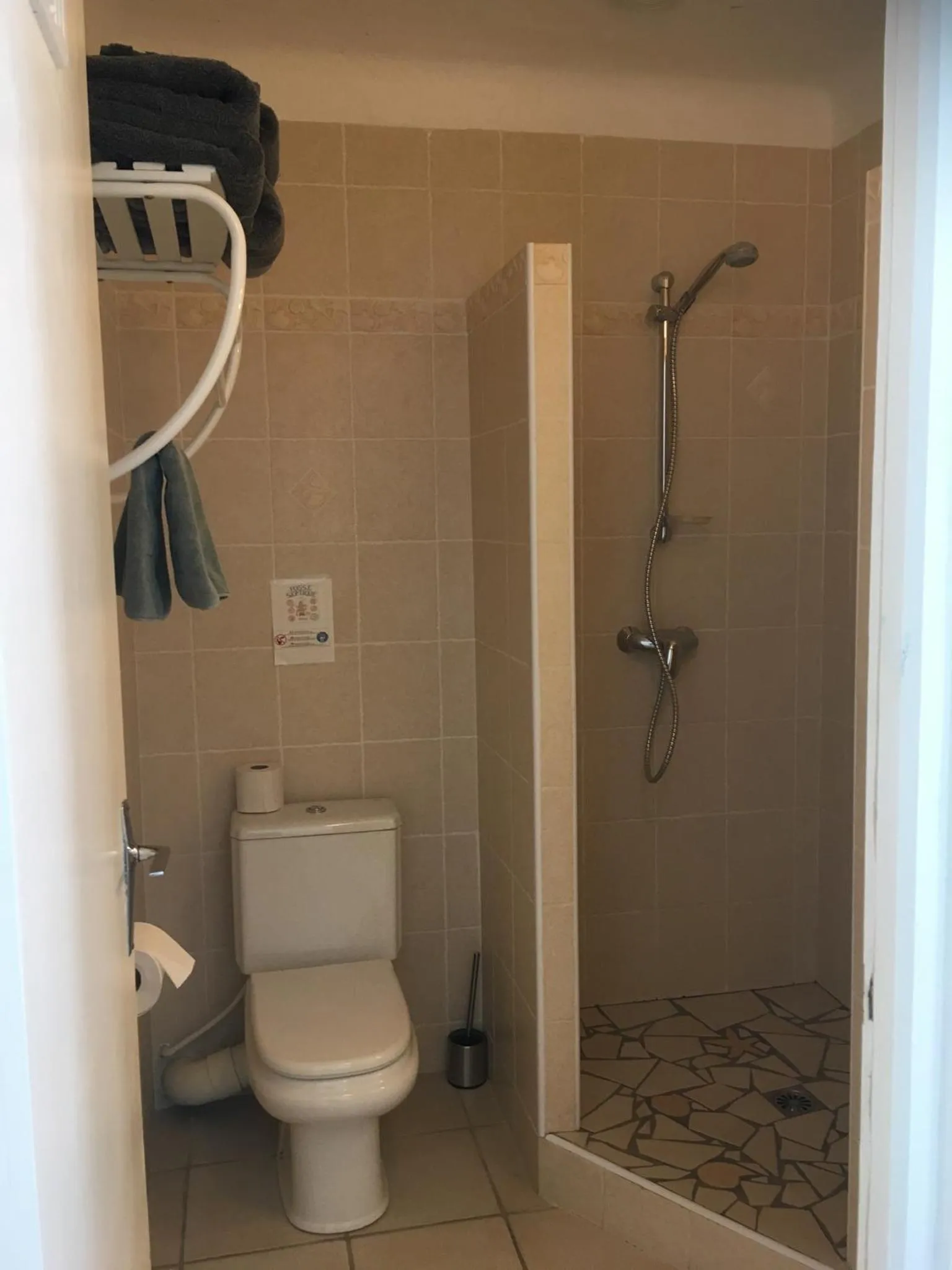 Shower in chambre d'hôtes Villa Côte Vermeille