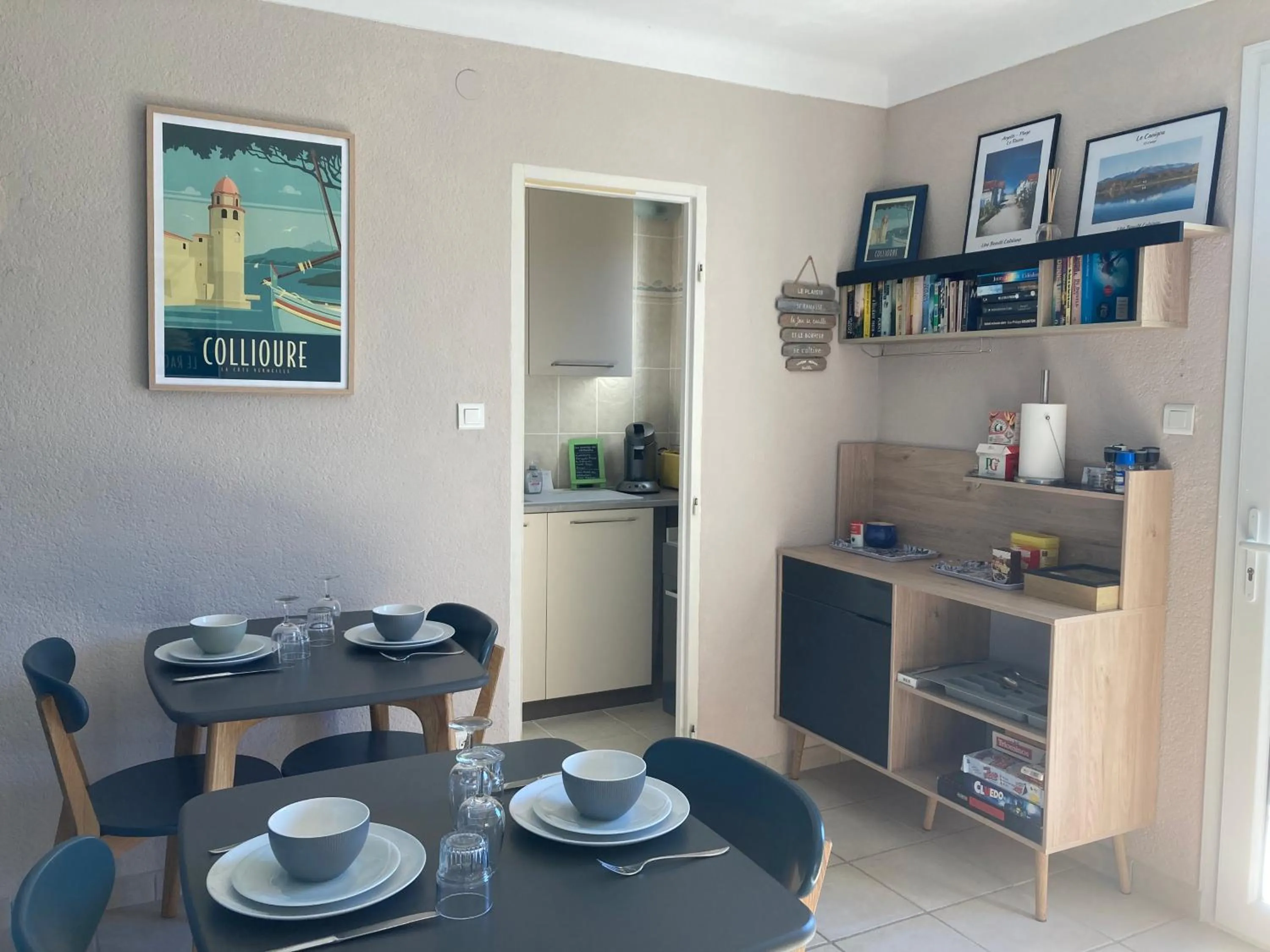 Dining area in chambre d'hôtes Villa Côte Vermeille