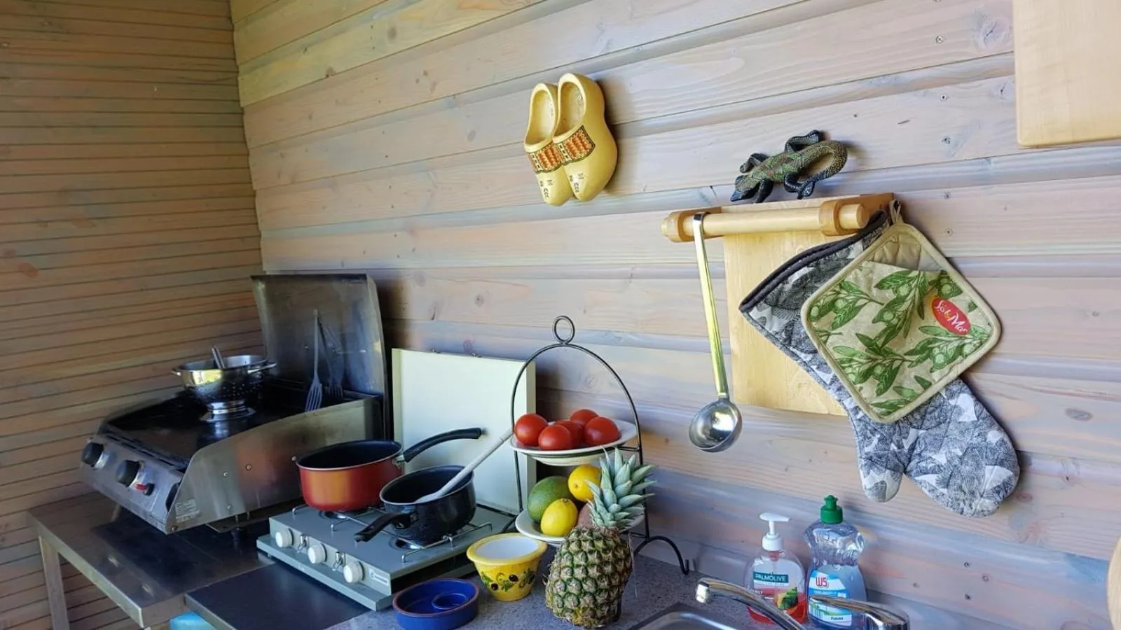 BBQ facilities in chambre d'hôtes Villa Côte Vermeille