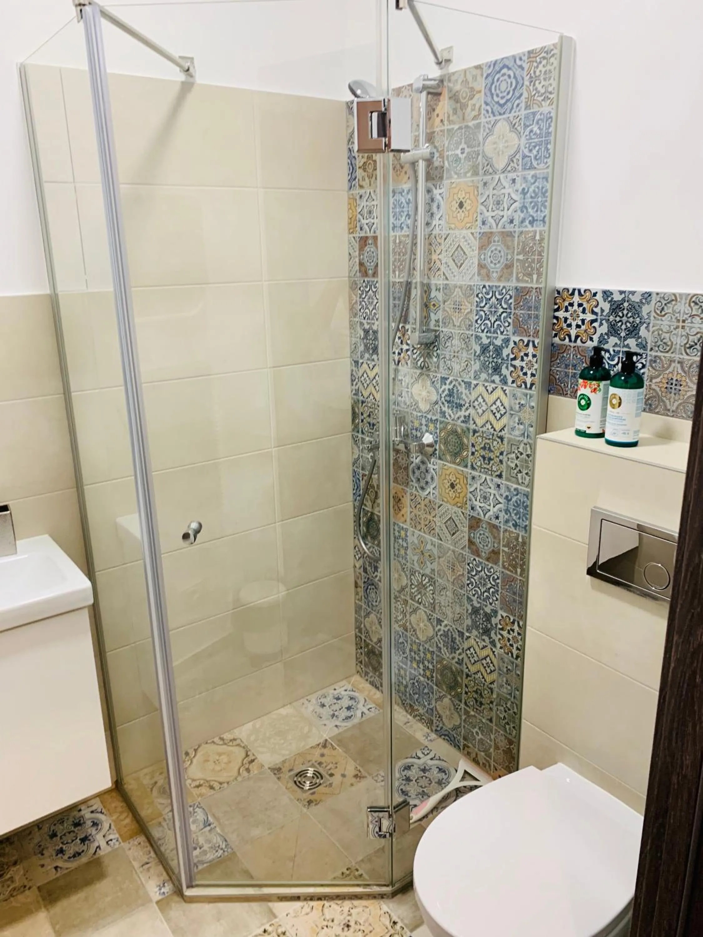 Shower in Oak house apartments