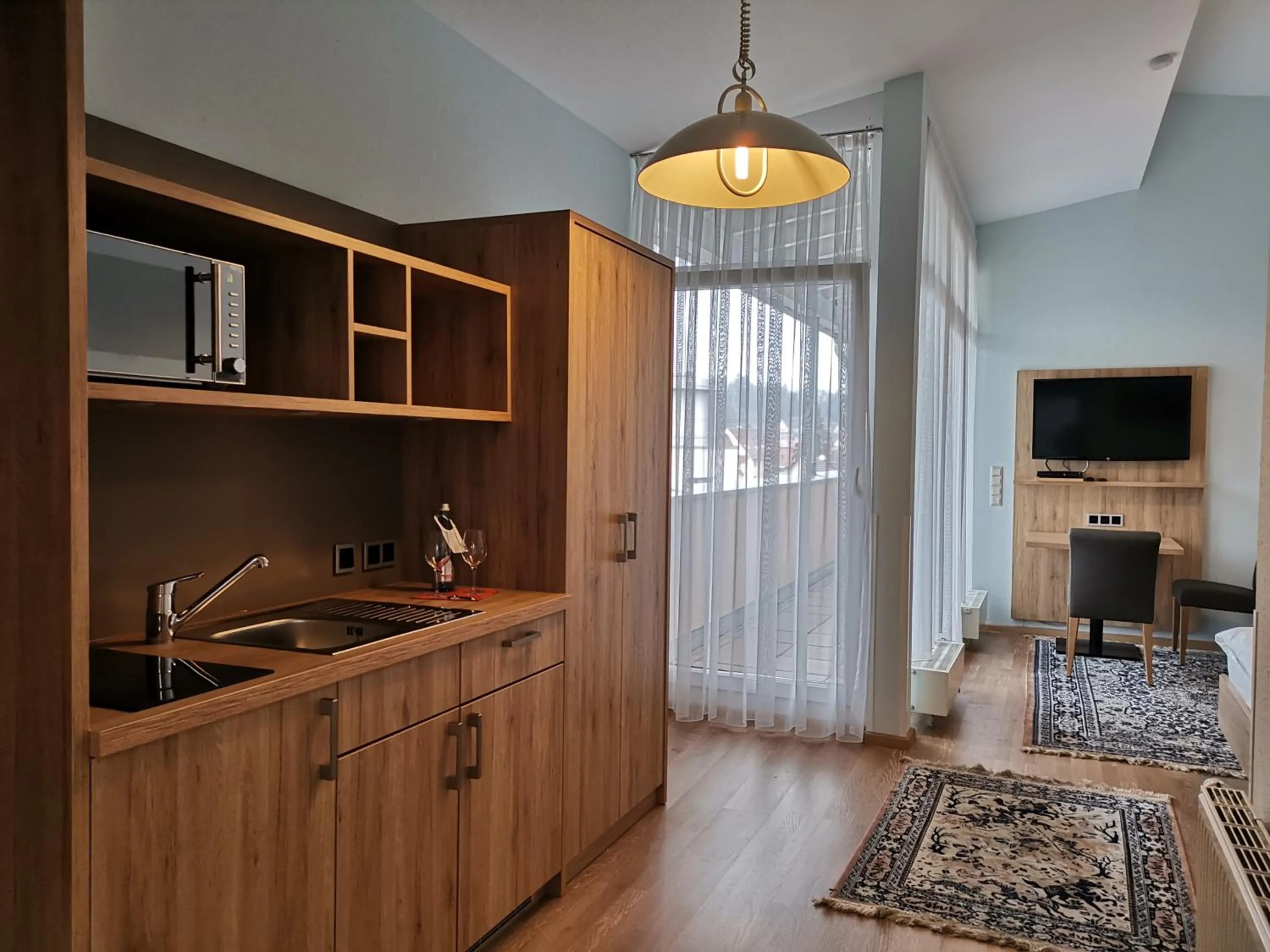 Kitchen or kitchenette in Hotel-Restaurant Pfeffermühle Balingen