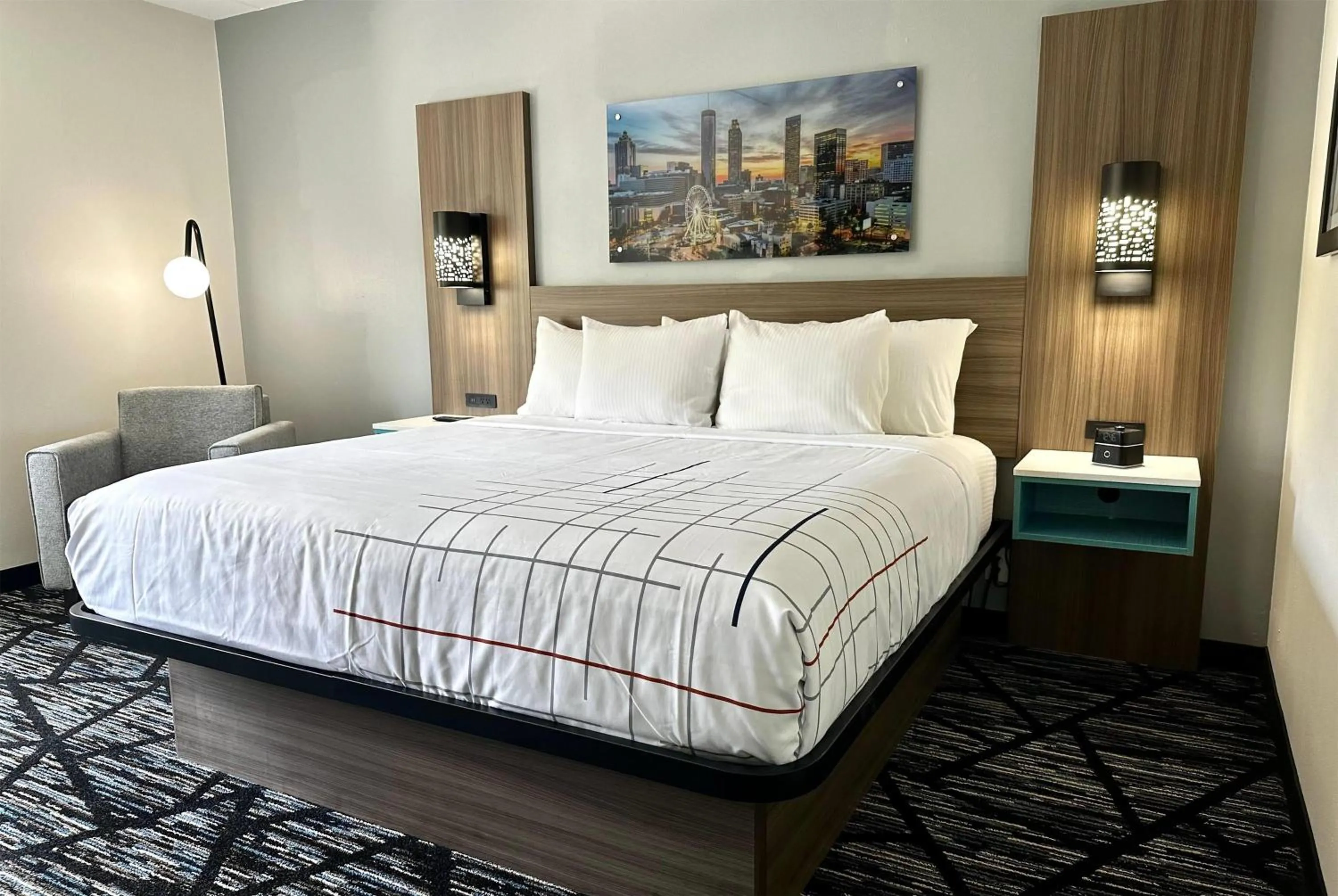 Bed in La Quinta by Wyndham Atlanta Roswell