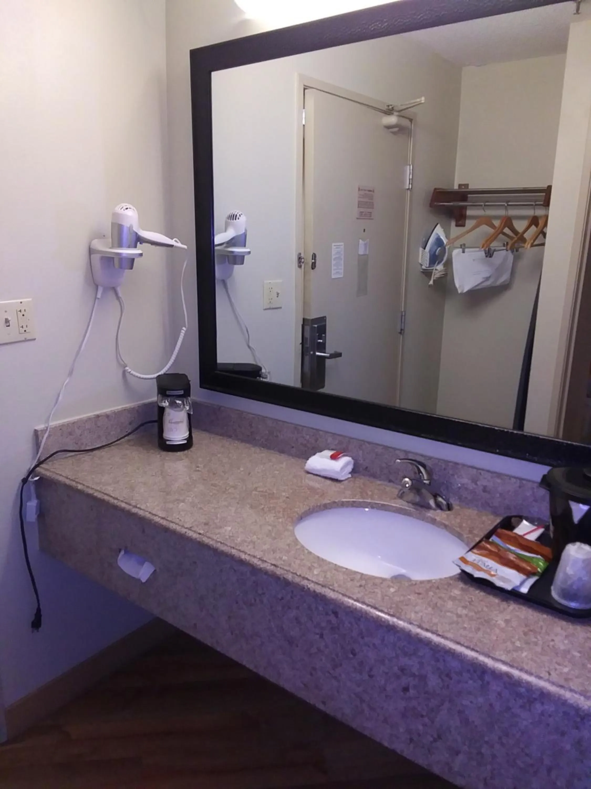 Bathroom in Travelodge by Wyndham Columbus State University
