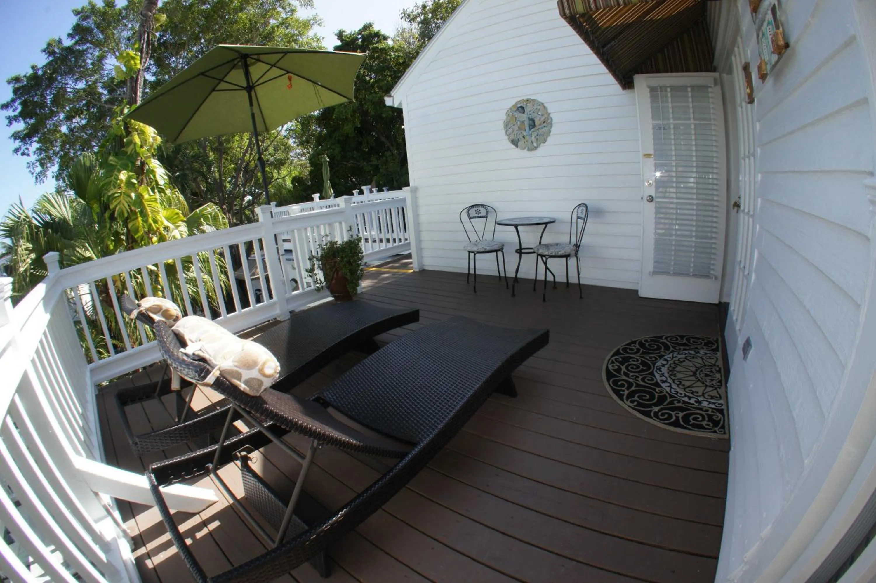 Patio in Seascape Tropical Inn