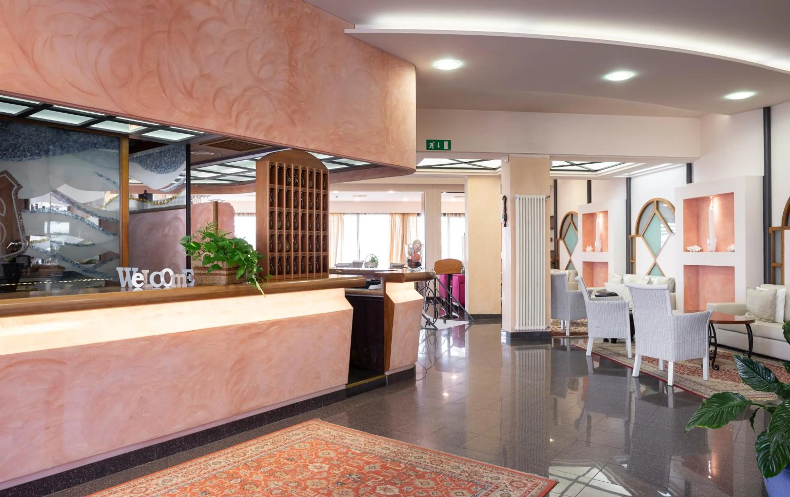 Lobby or reception in Hotel Strand