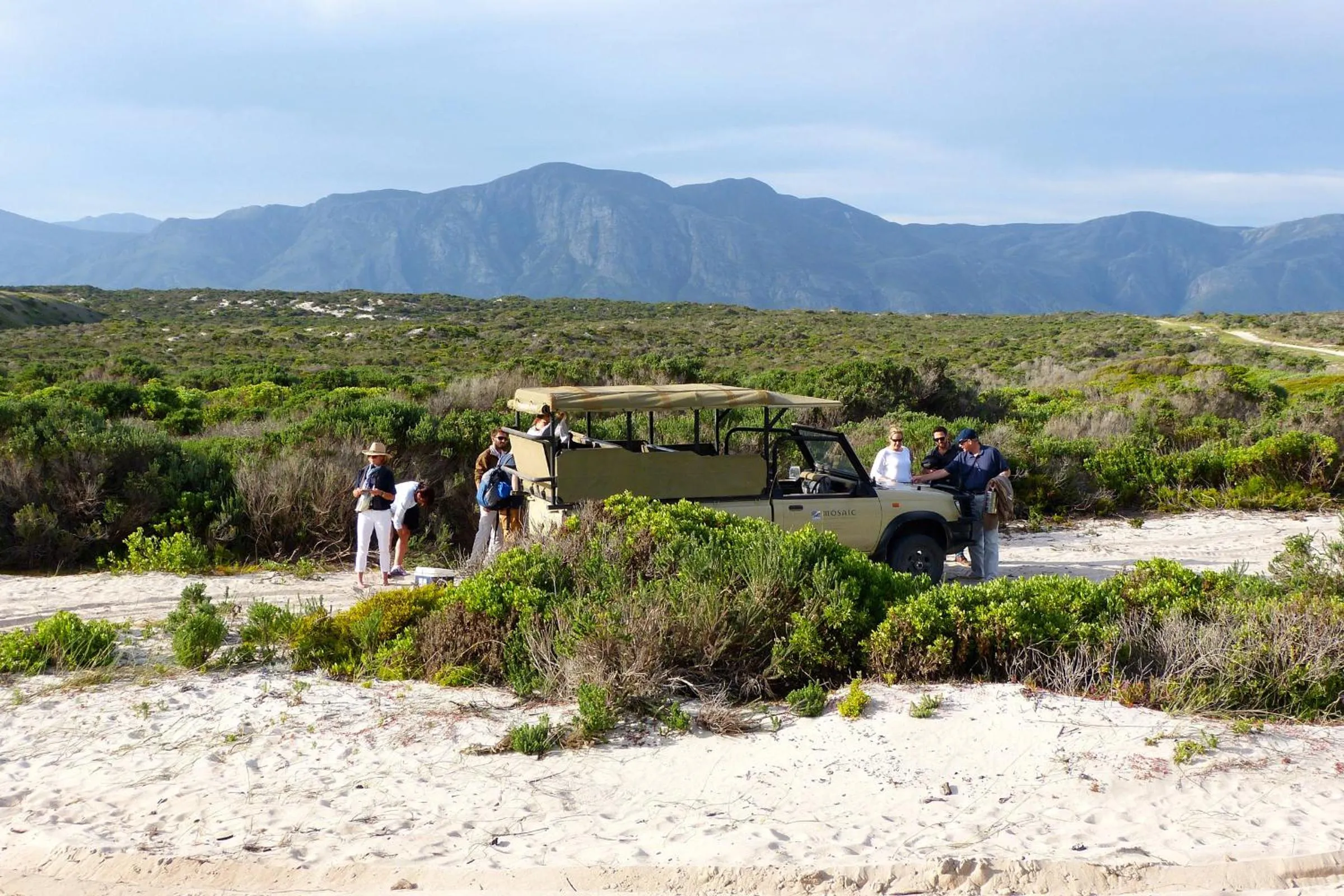 group of guests in Mosaic Lagoon Lodge