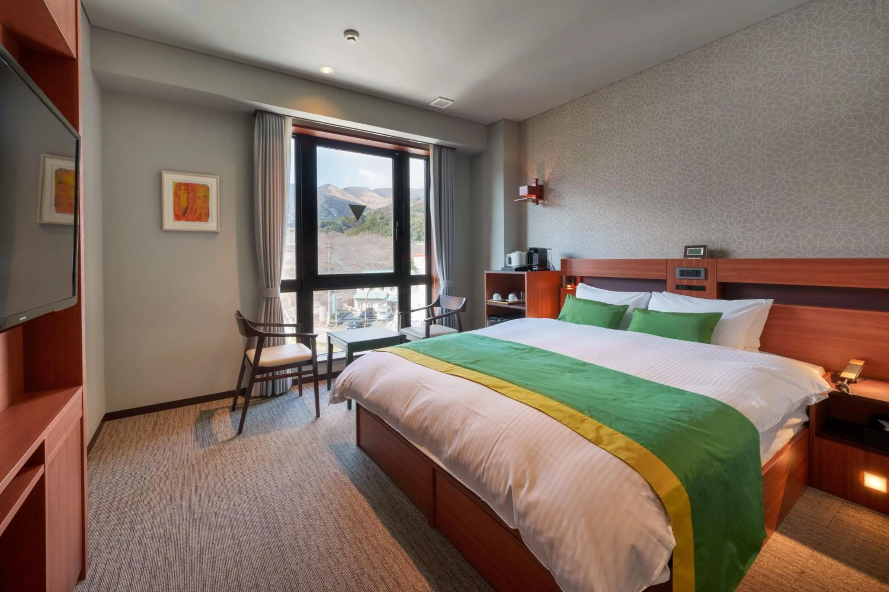 Bed in Akarinoyado Togetsu