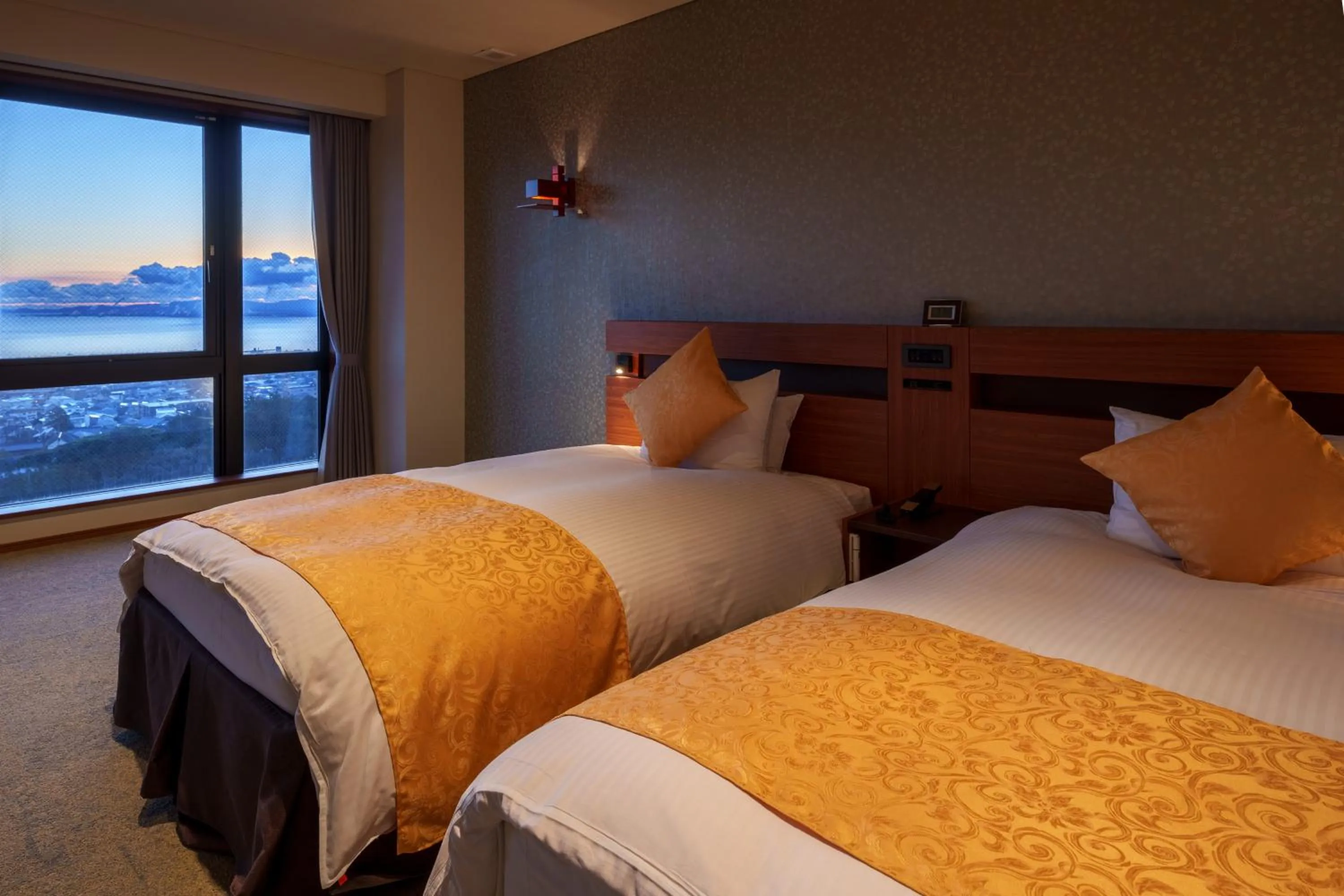 Bed in Akarinoyado Togetsu