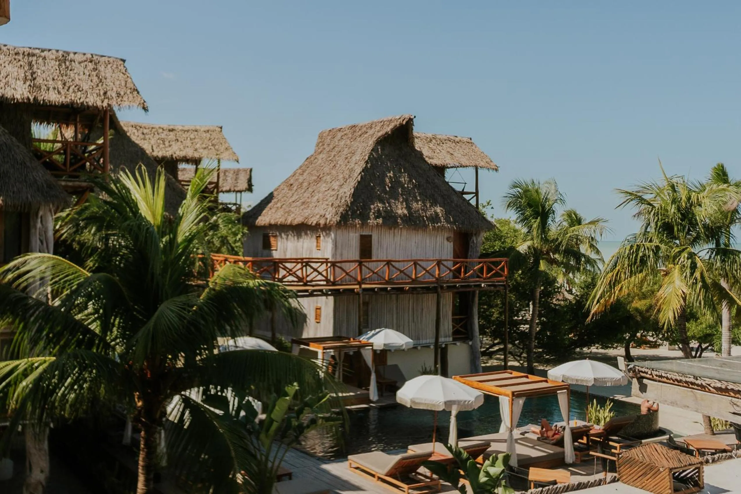 Pool view in Aldea Kuká, Luxury Eco Boutique Hotel