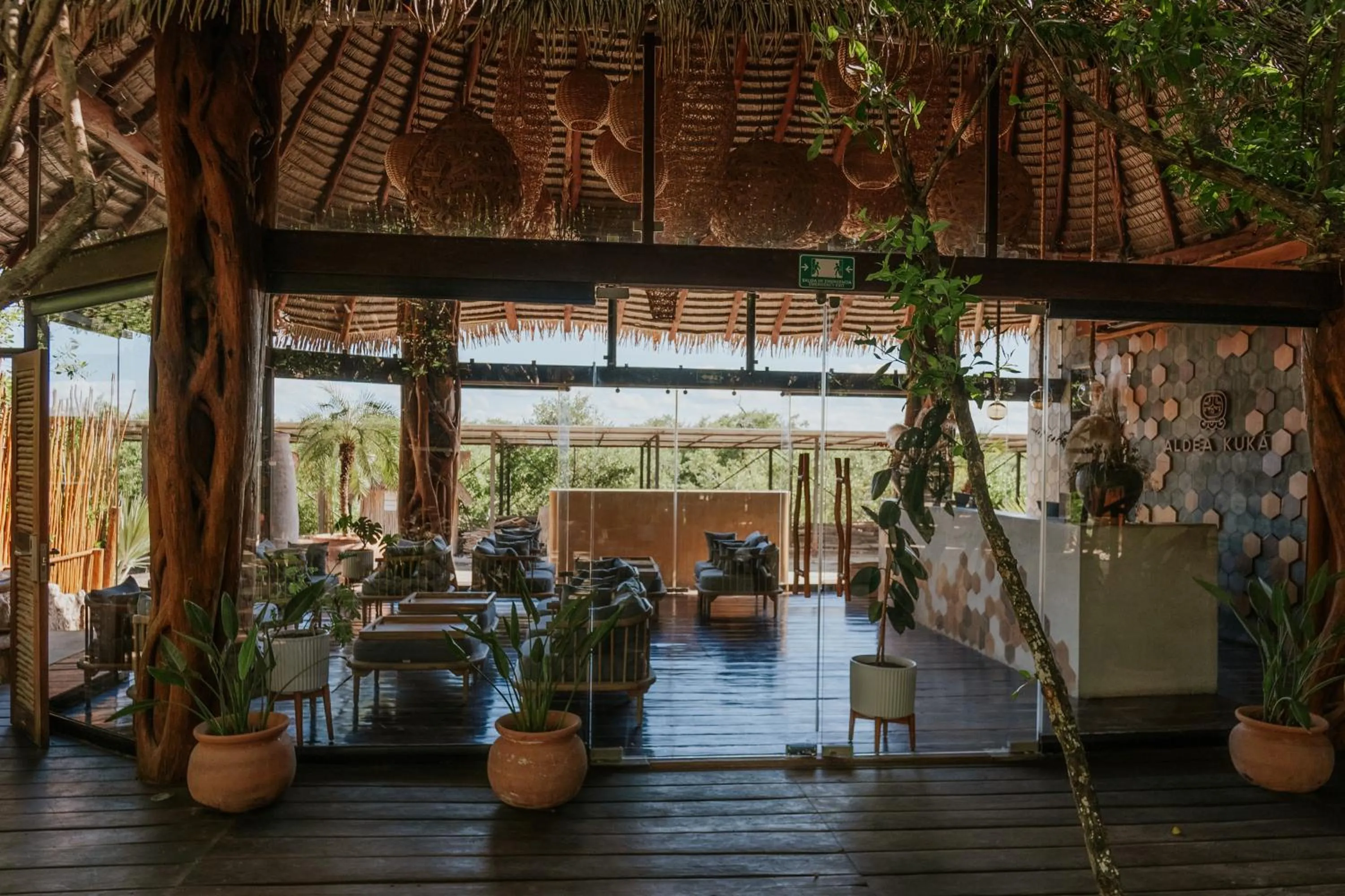 Lobby or reception in Aldea Kuká, Luxury Eco Boutique Hotel