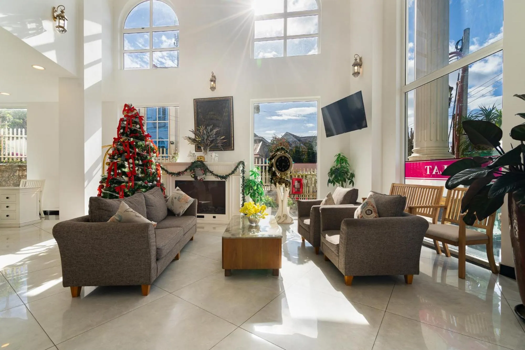 Lobby or reception in Saigon's Book Da Lat Hotel