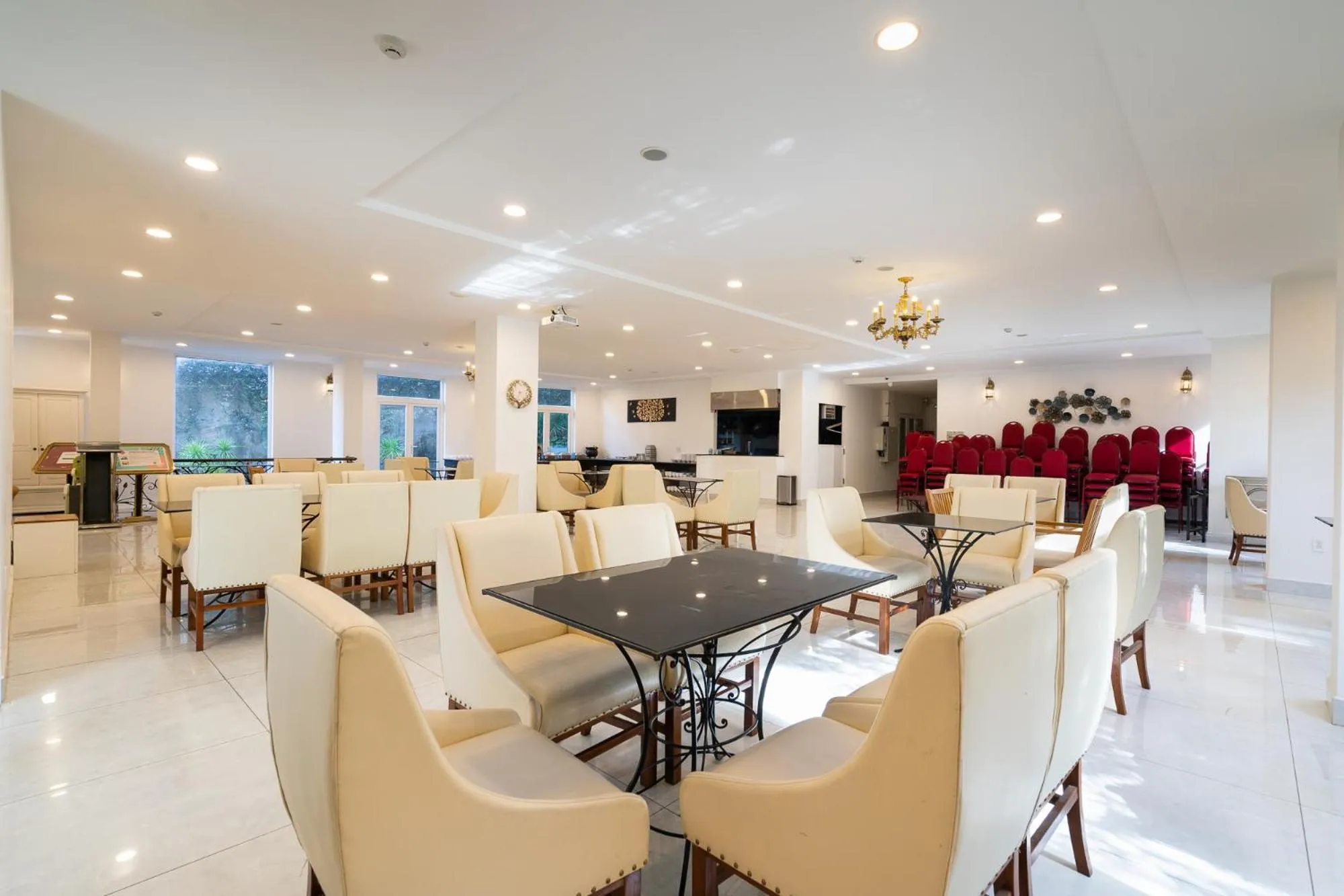 Seating area in Saigon's Book Da Lat Hotel