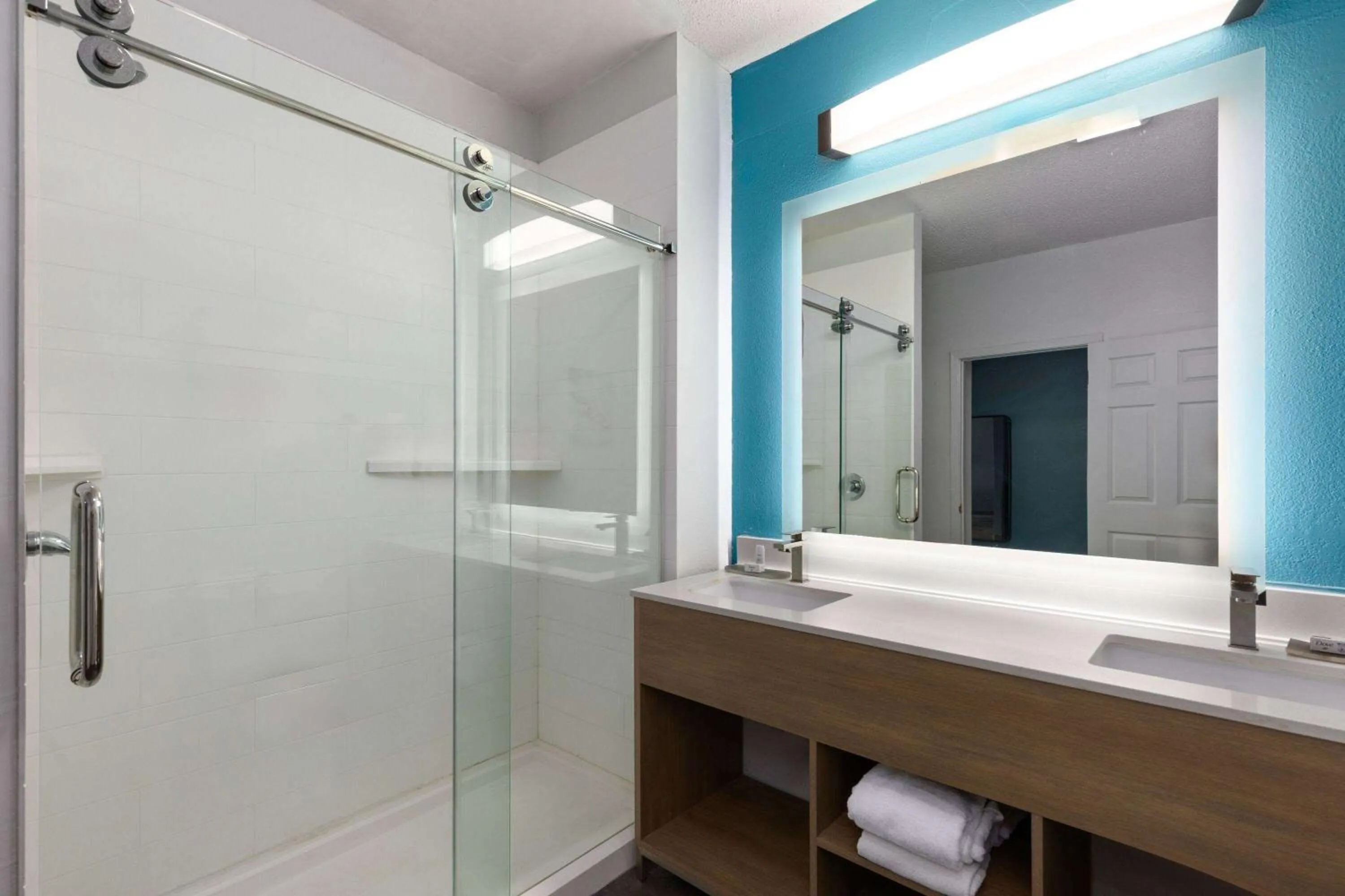 Bathroom in La Quinta Inn by Wyndham Decatur Alabama