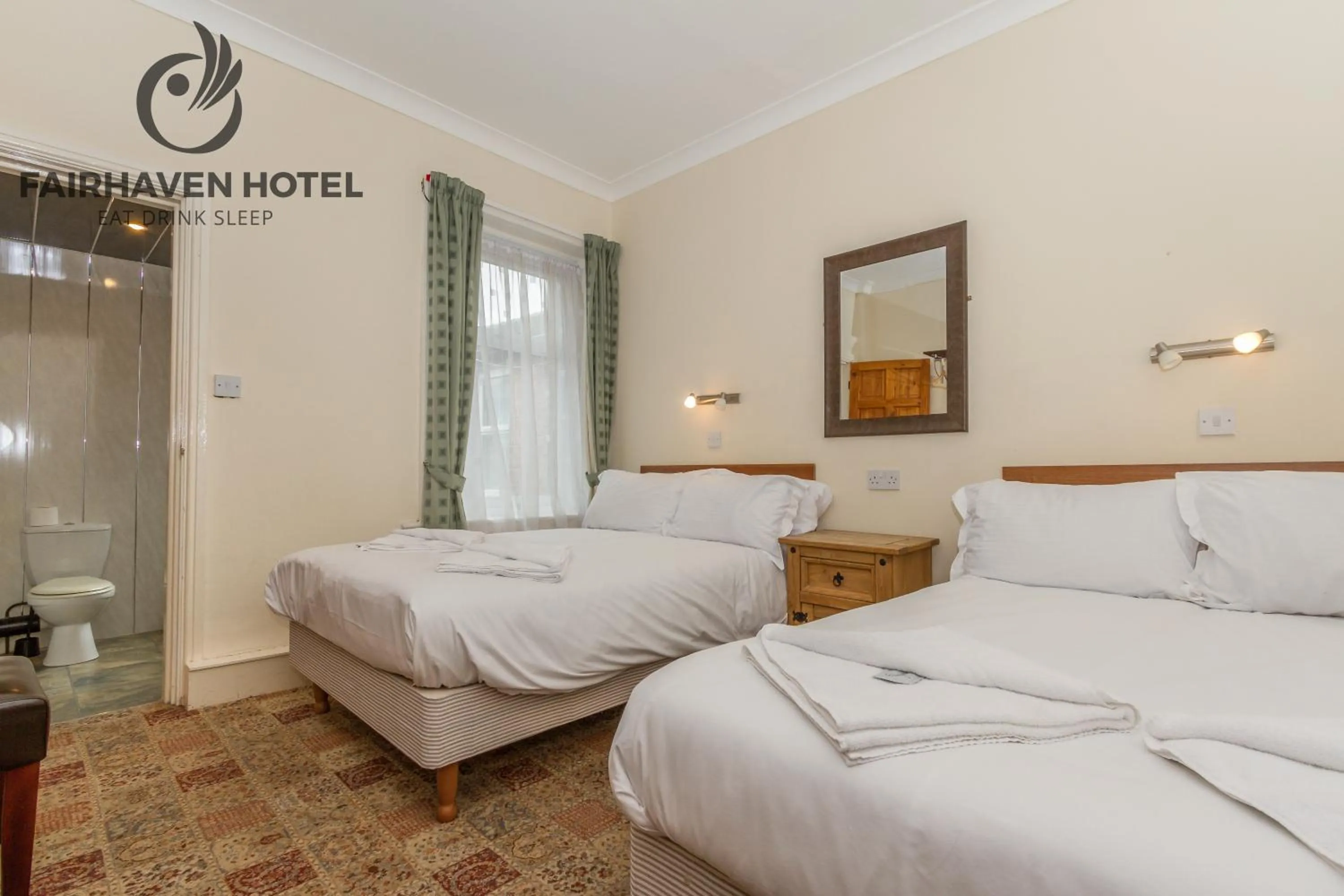 Bed in Fairhaven Hotel