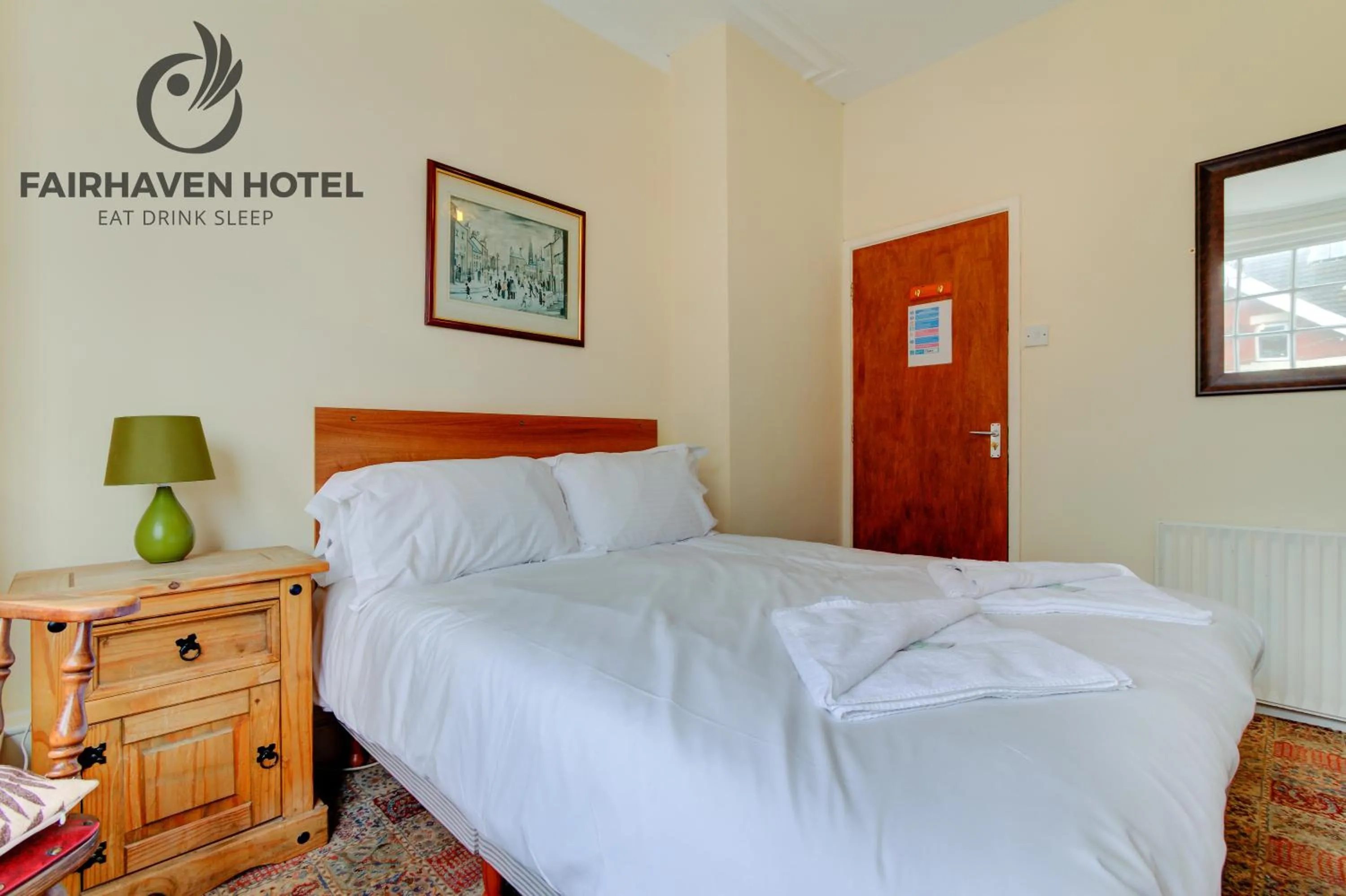 Bed in Fairhaven Hotel