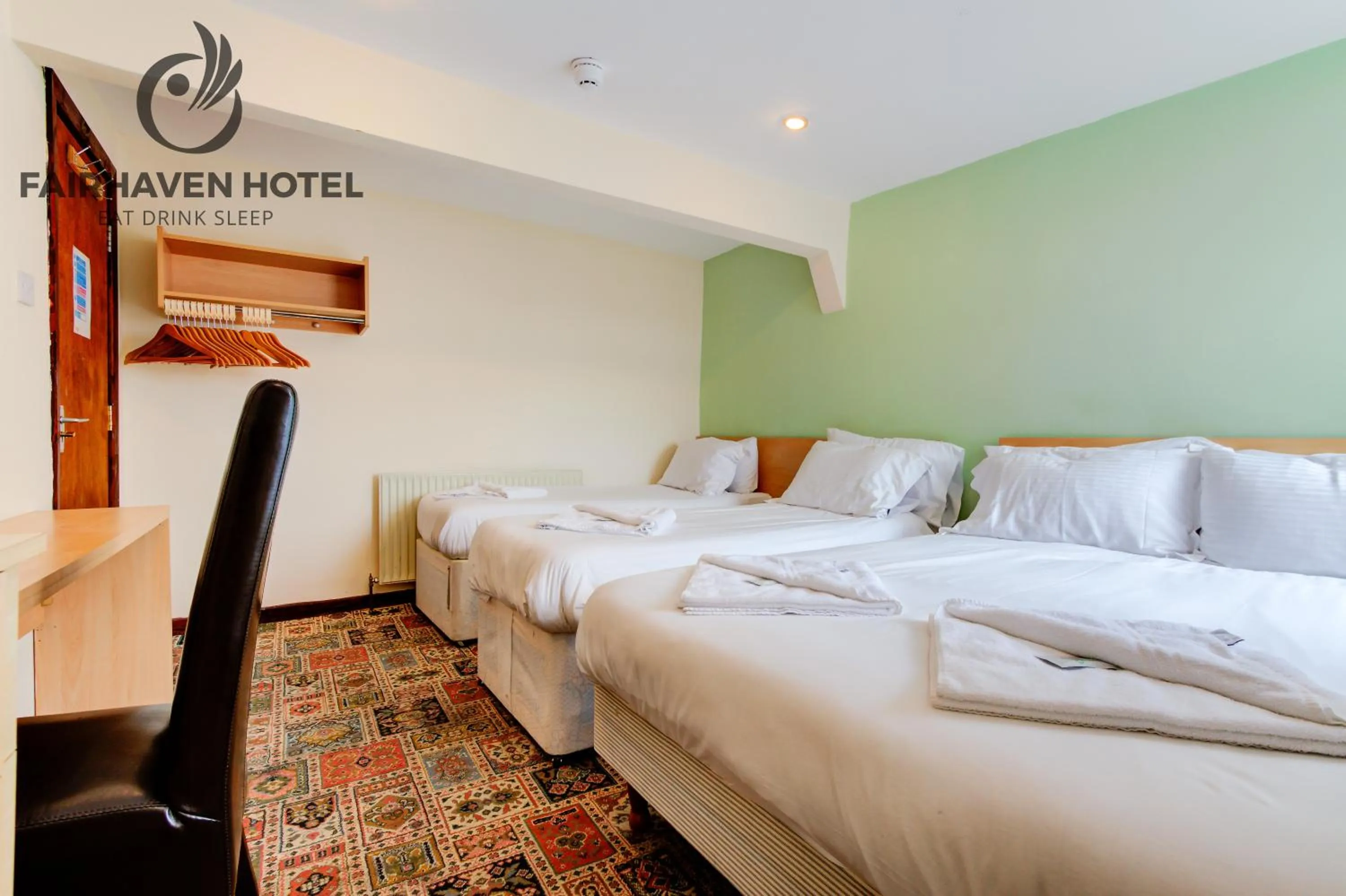 Bed in Fairhaven Hotel