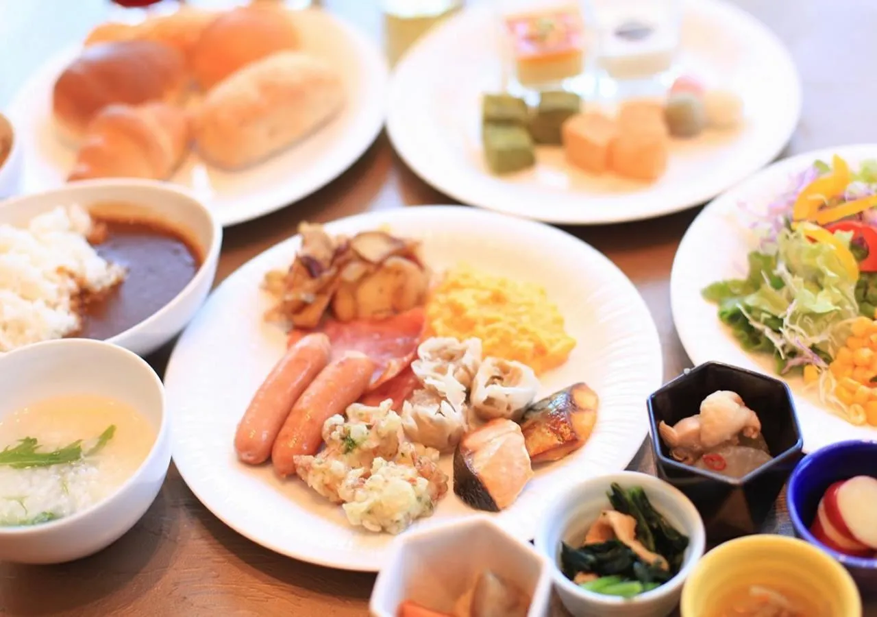 Buffet breakfast in Urban Hotel Kyoto Gojo Premium