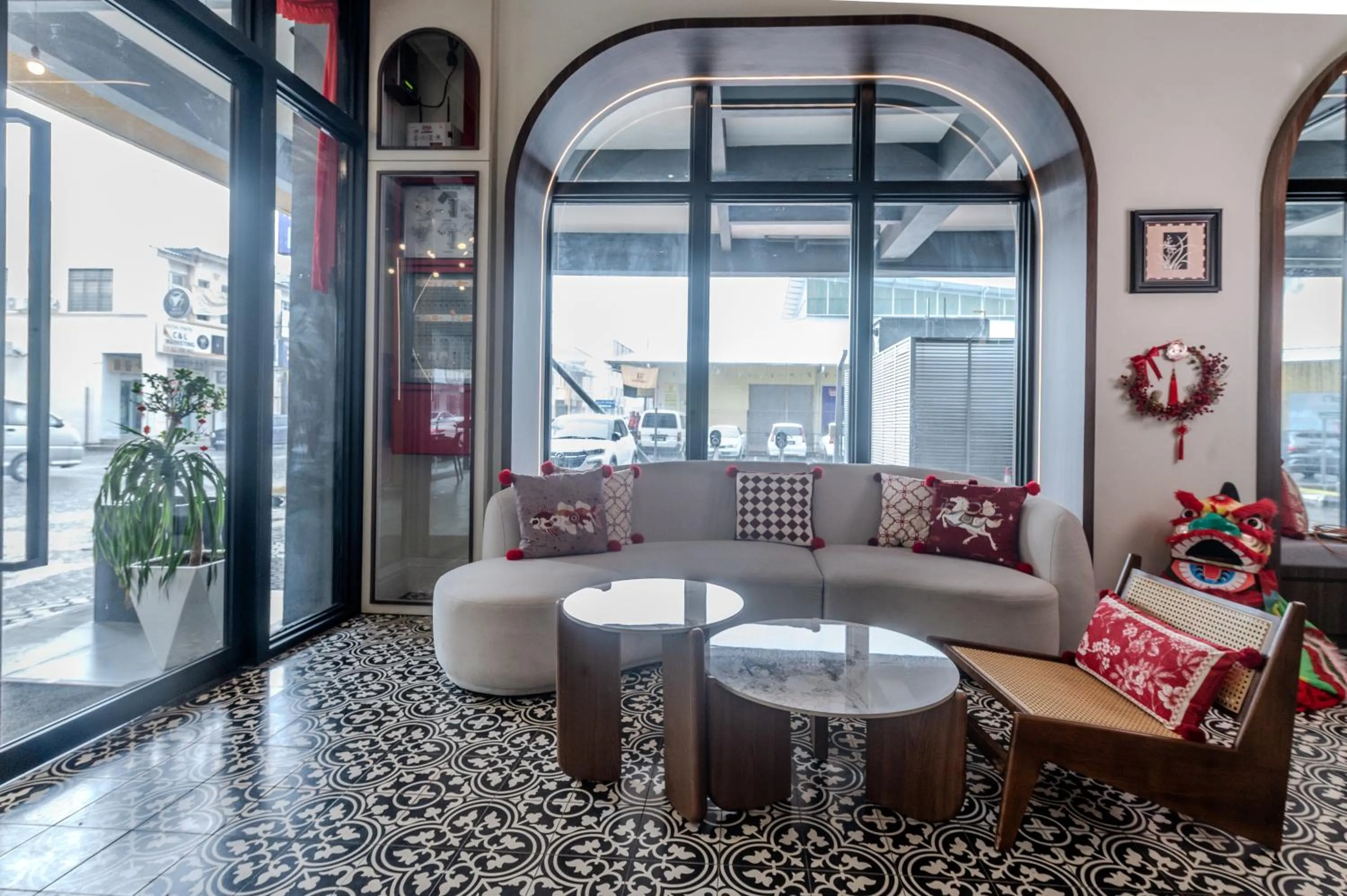 Lobby or reception in O&G Hotel Parit Buntar