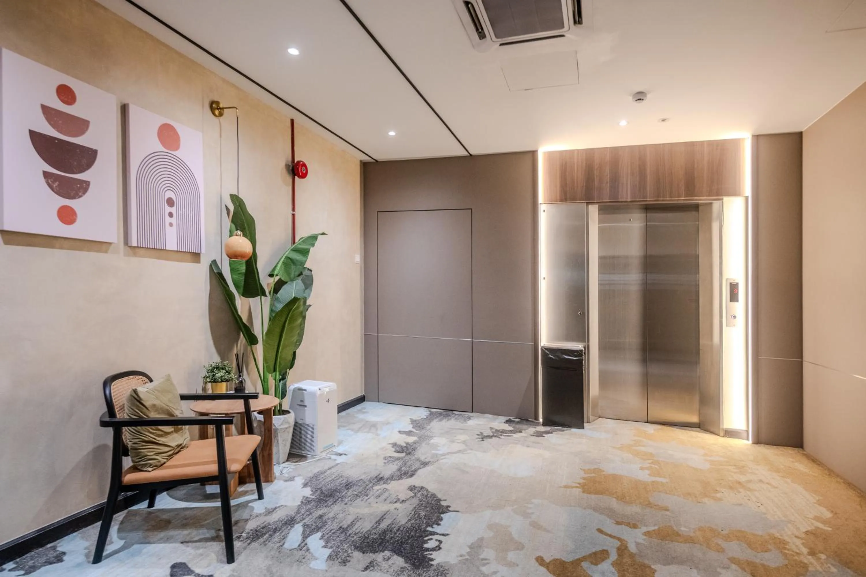 Decorative detail in O&G Hotel Parit Buntar