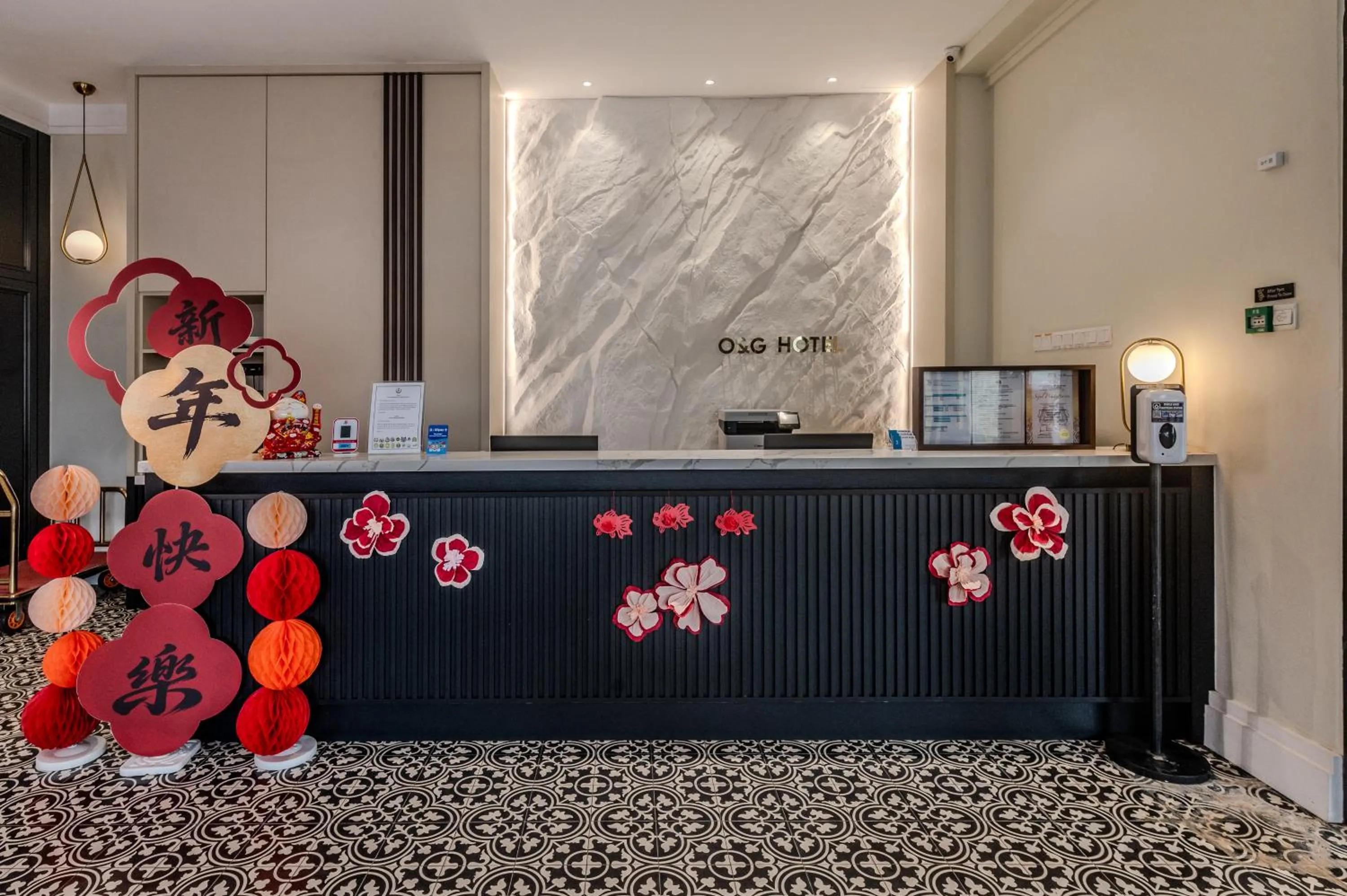 Lobby or reception in O&G Hotel Parit Buntar